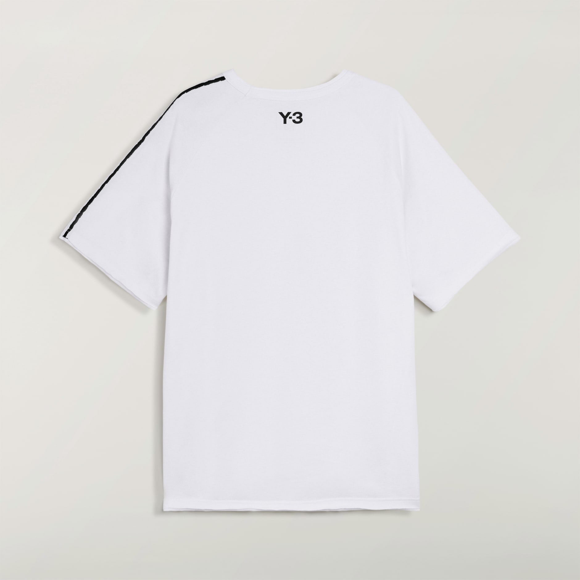 Y-3 RAW EDGE 3 STRIPES SHORT SLEEVE TEE