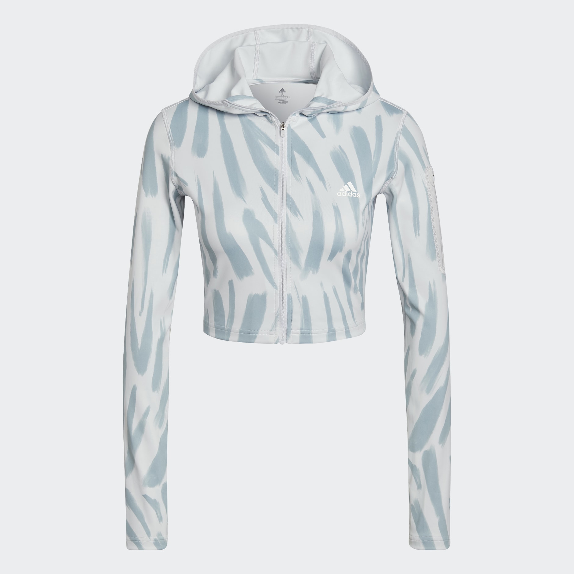 Run Icon Allover Print Long Sleeve Running Tee