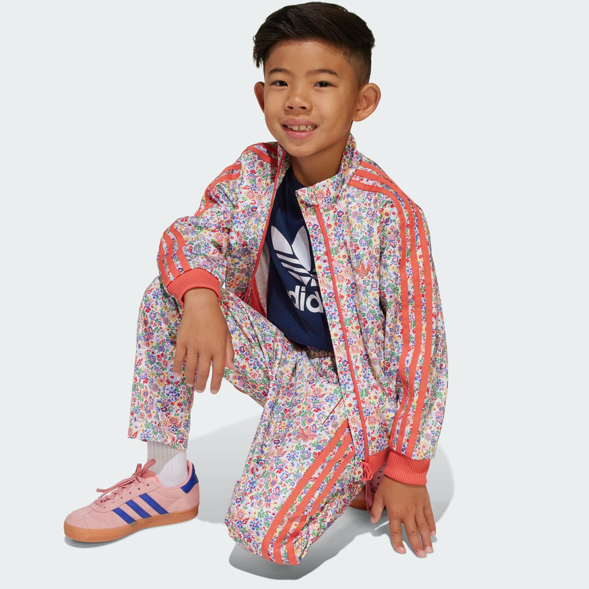 Dječja trenirka adidas Originals x Liberty London Firebird