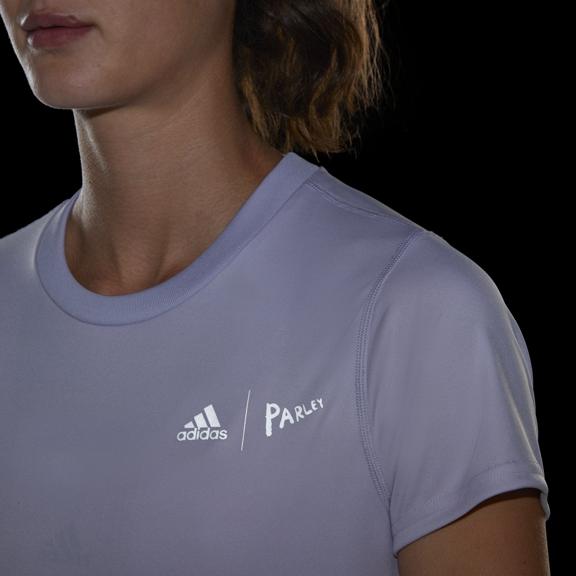 lelijk Wegenbouwproces definitief Women's Clothing - adidas x Parley Running Tee - Purple | adidas Kuwait