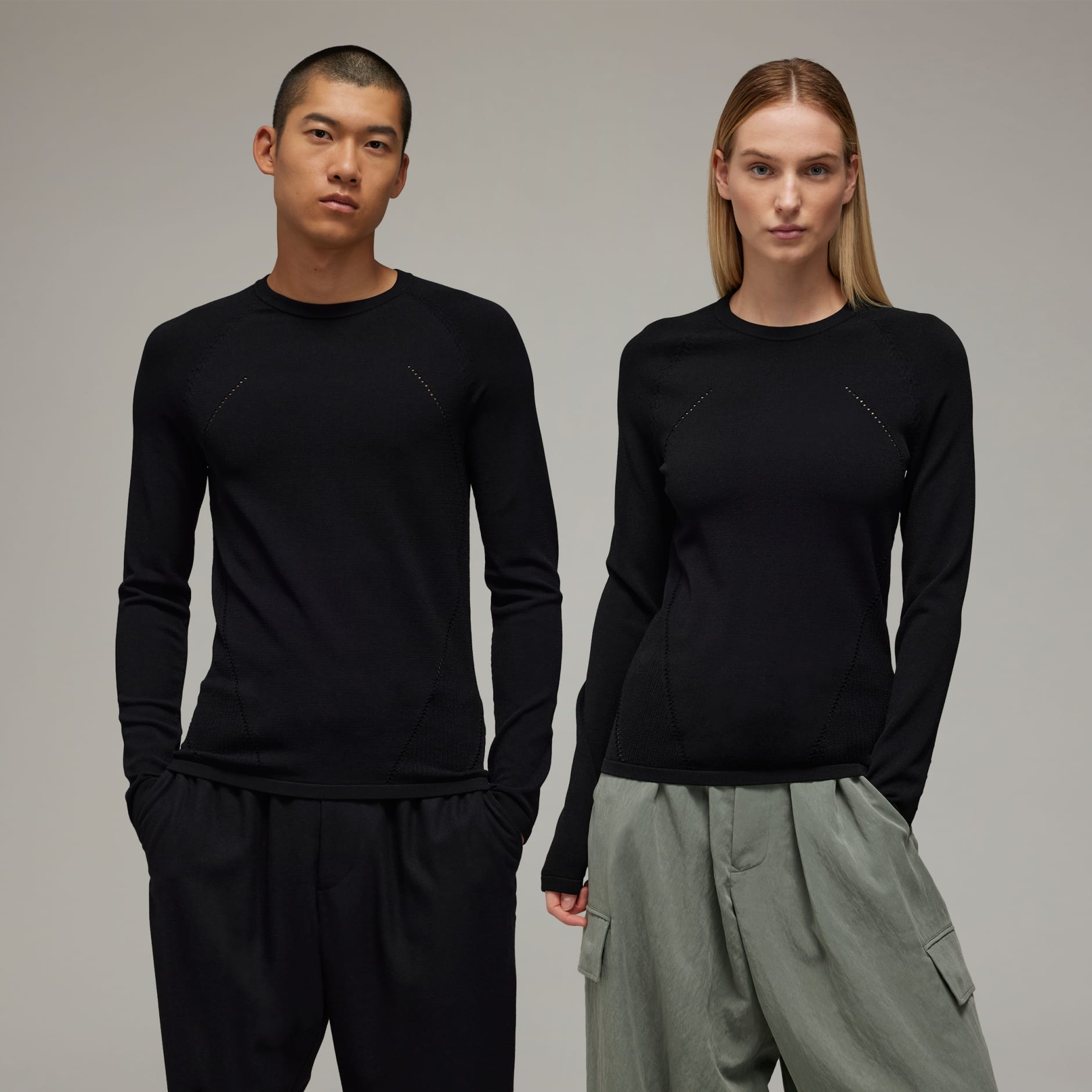 Knit Tee Ingesan - adidas Black adidas LK | Y-3