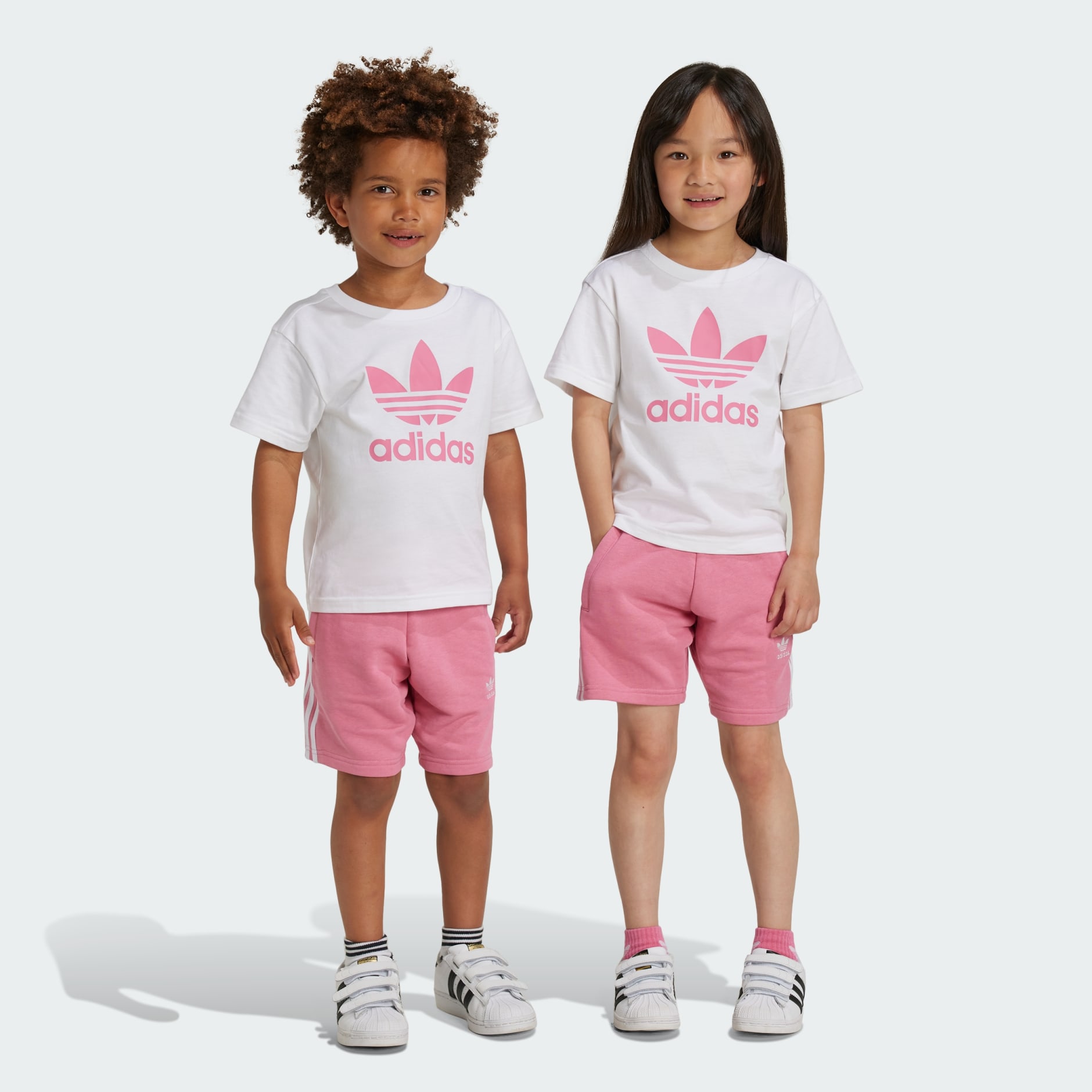 adidas Ensemble short et t shirt Adicolor Enfants Rose