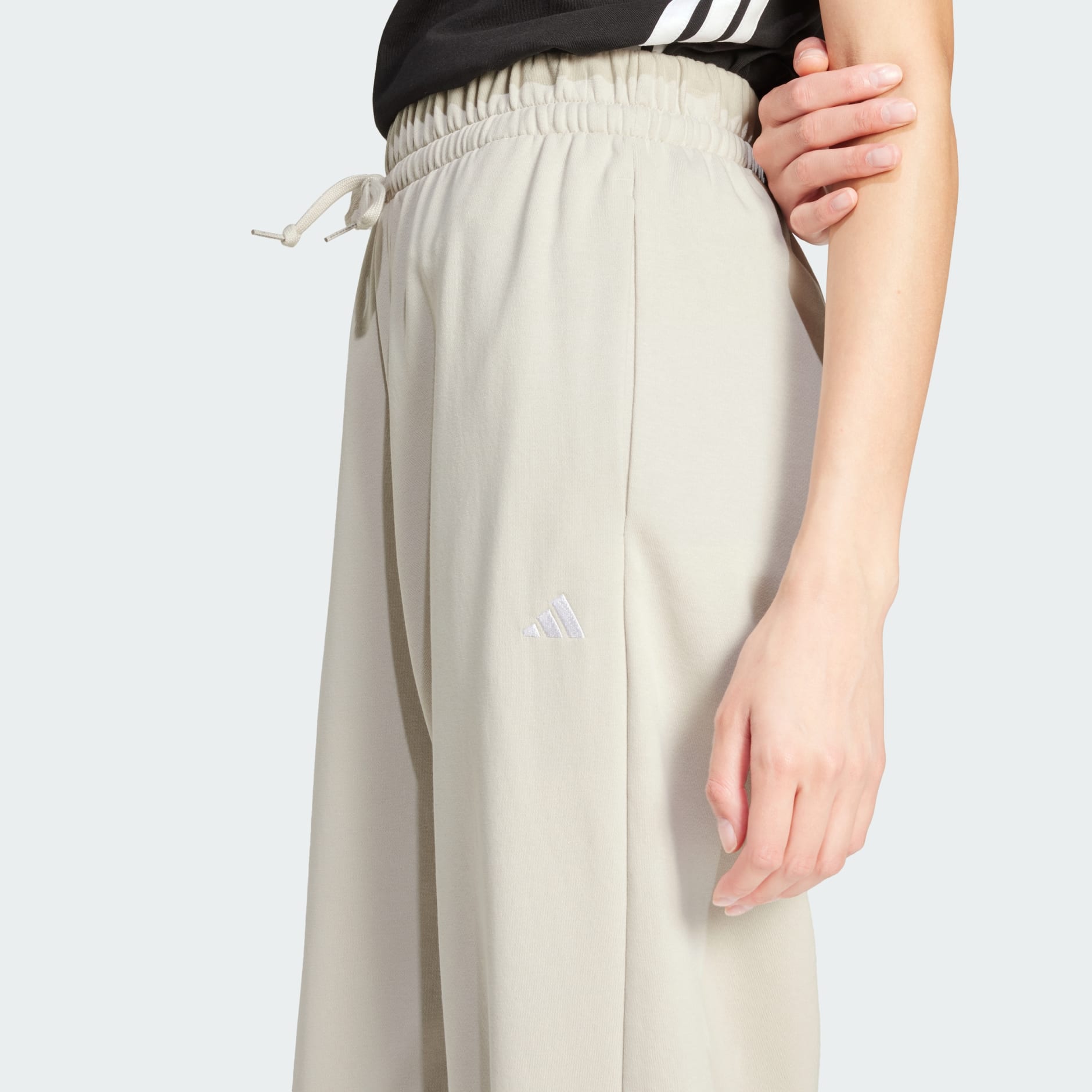 بنطال Essentials Small Logo French Terry Cuffed