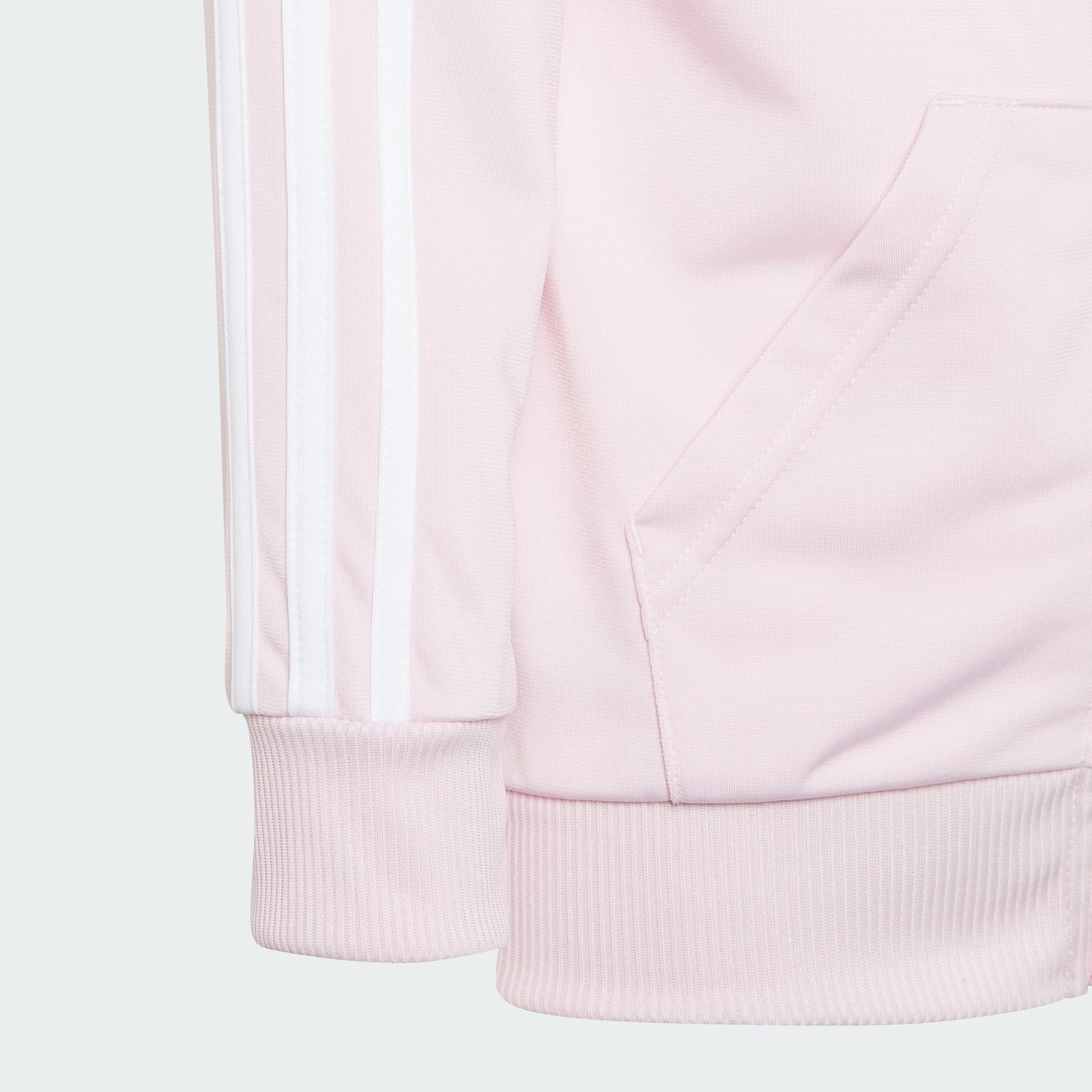 Clothing Essentials 3 Stripes Shiny Track Suit Pink adidas South Africa