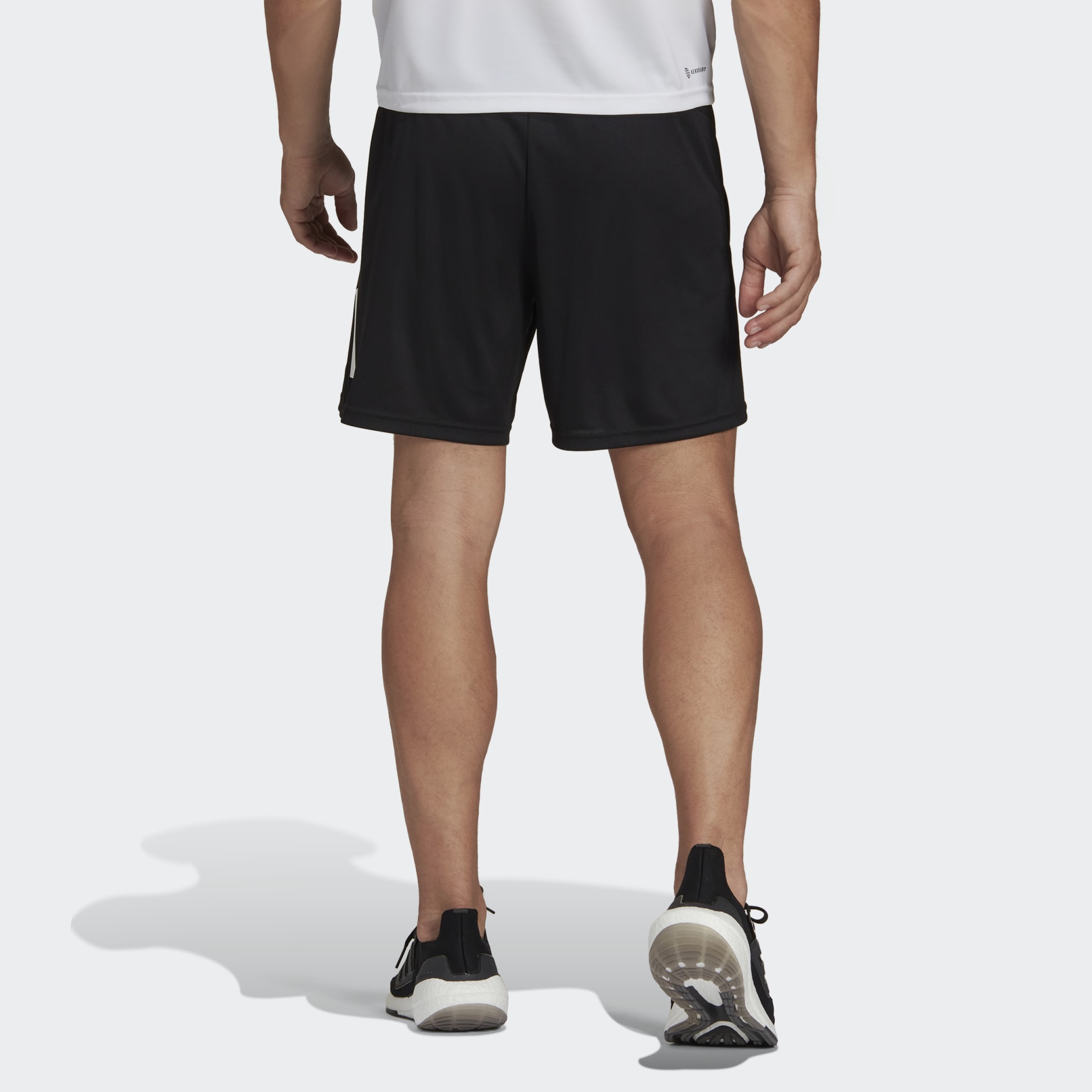 adidas Train Essentials Logo Training Shorts - Black | adidas UAE