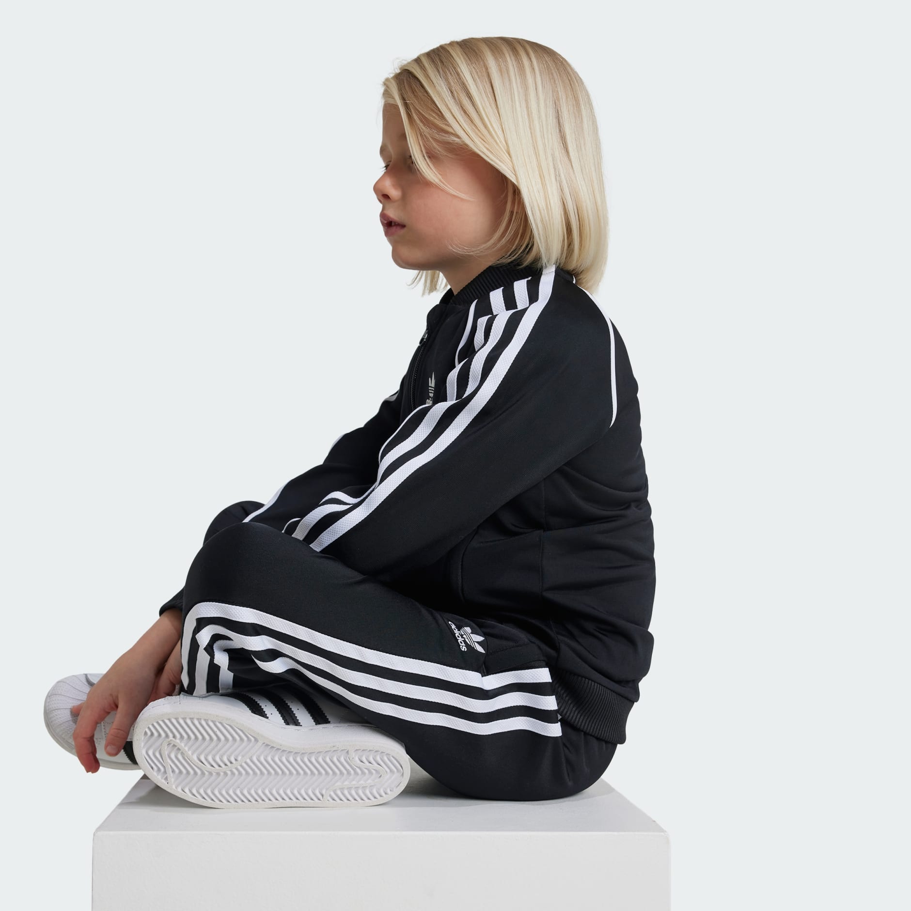 Clothing Adicolor SST Track Suit Kids Black adidas South Africa