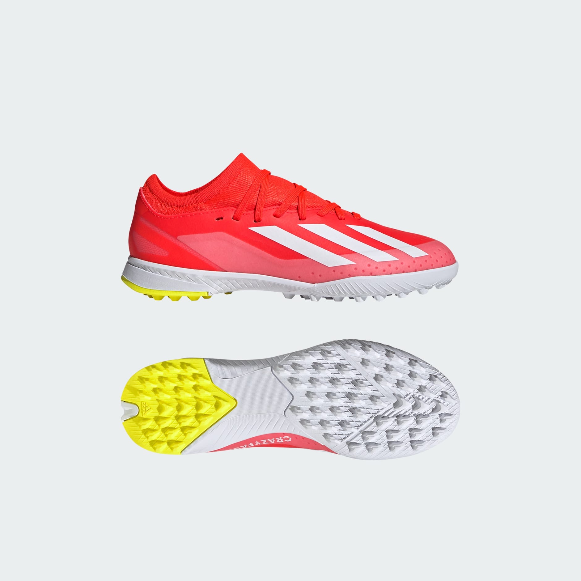 Kids Shoes - X Crazyfast League Turf Boots - Red | adidas Saudi Arabia