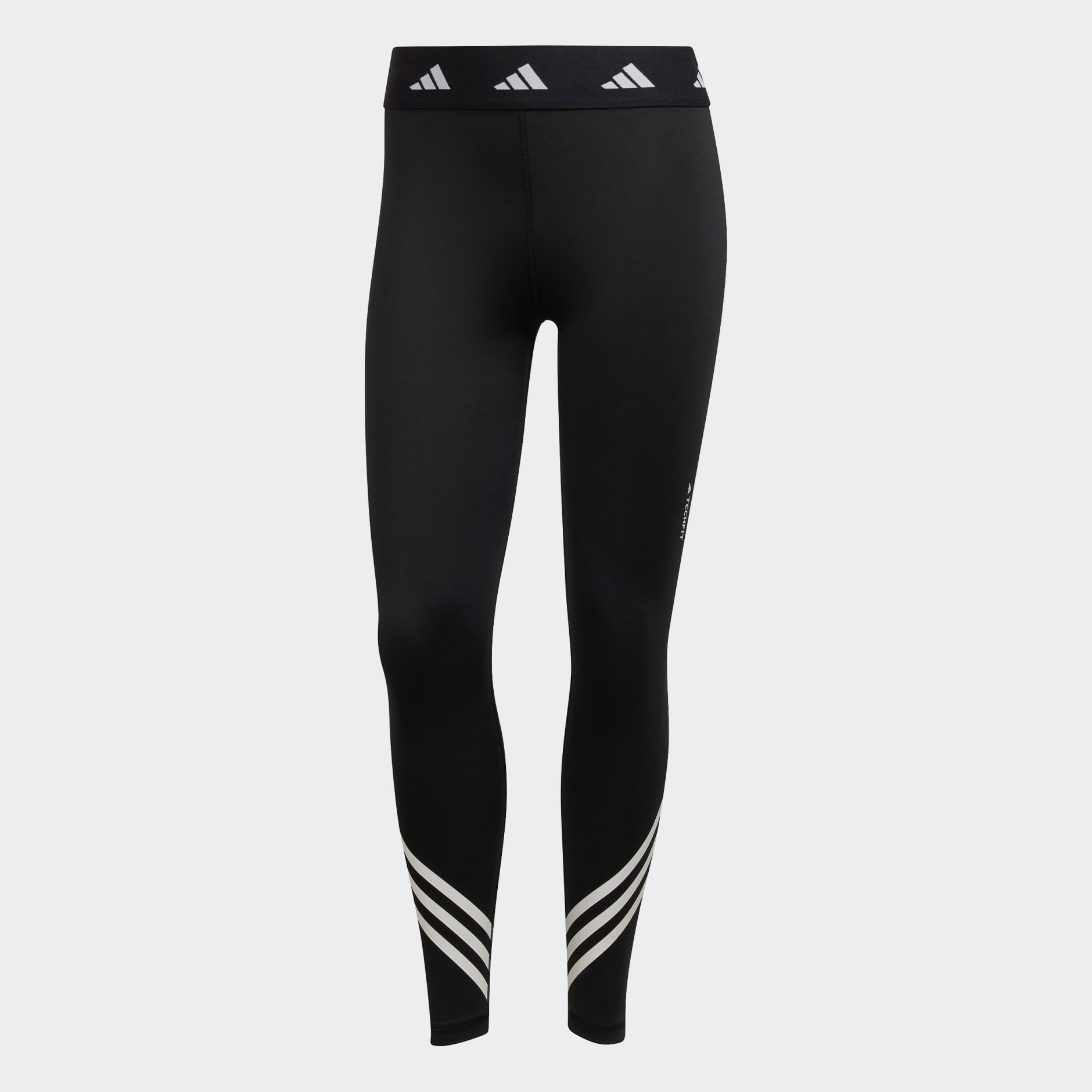 adidas Techfit 3-Stripes Leggings - Black