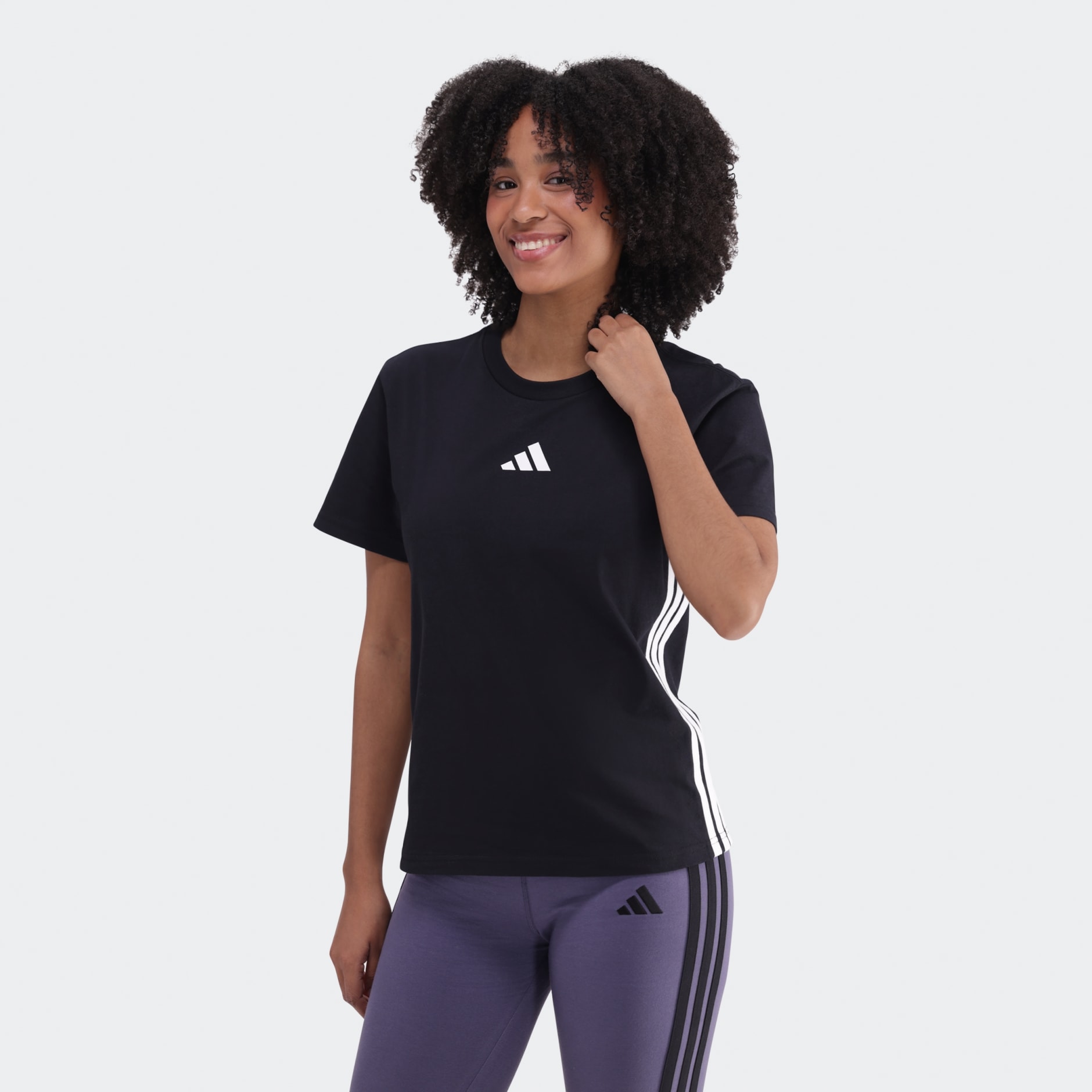 Essentials 3-Stripes Cotton T-Shirt