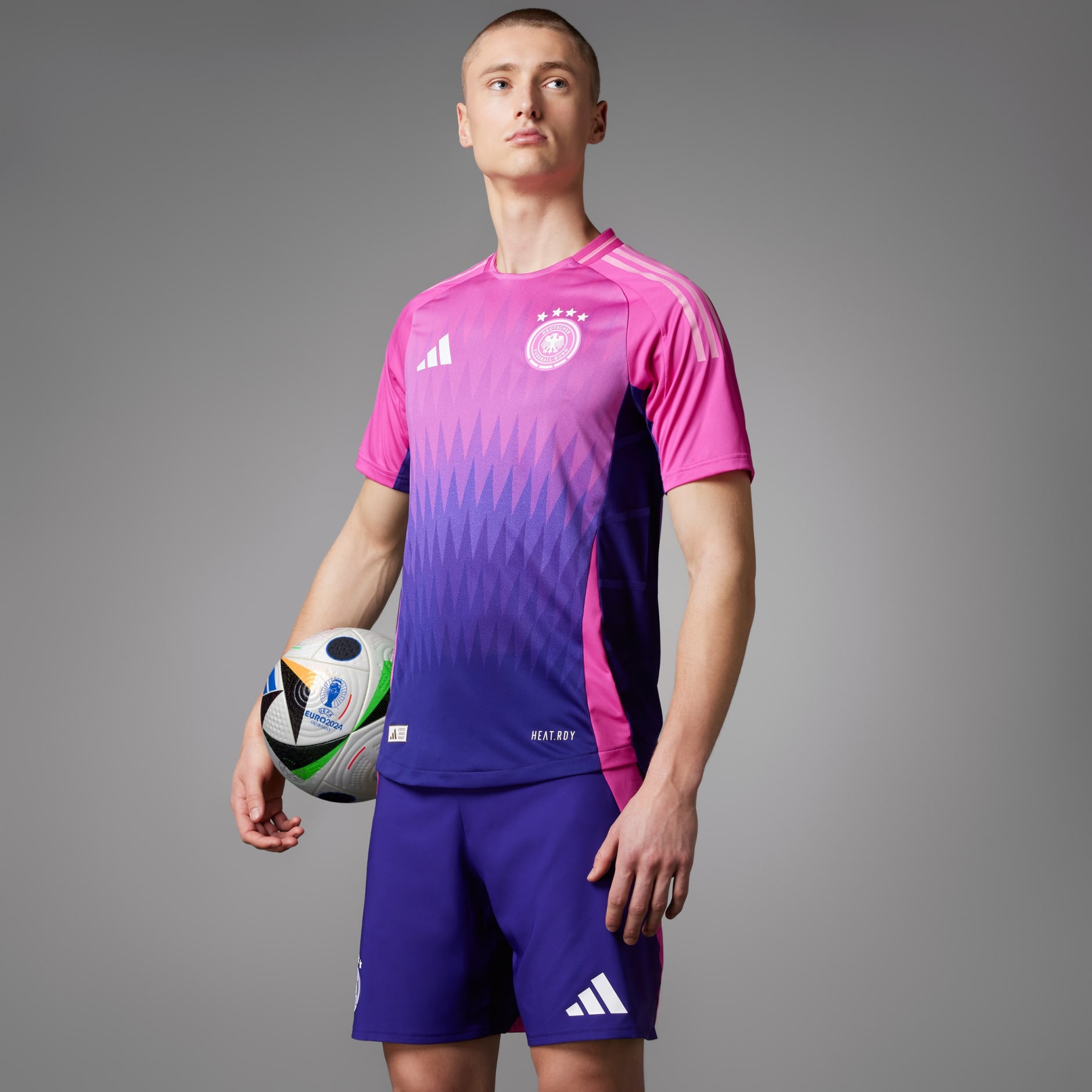 adidas Germany 2024 Away Authentic Jersey - Pink | adidas UAE