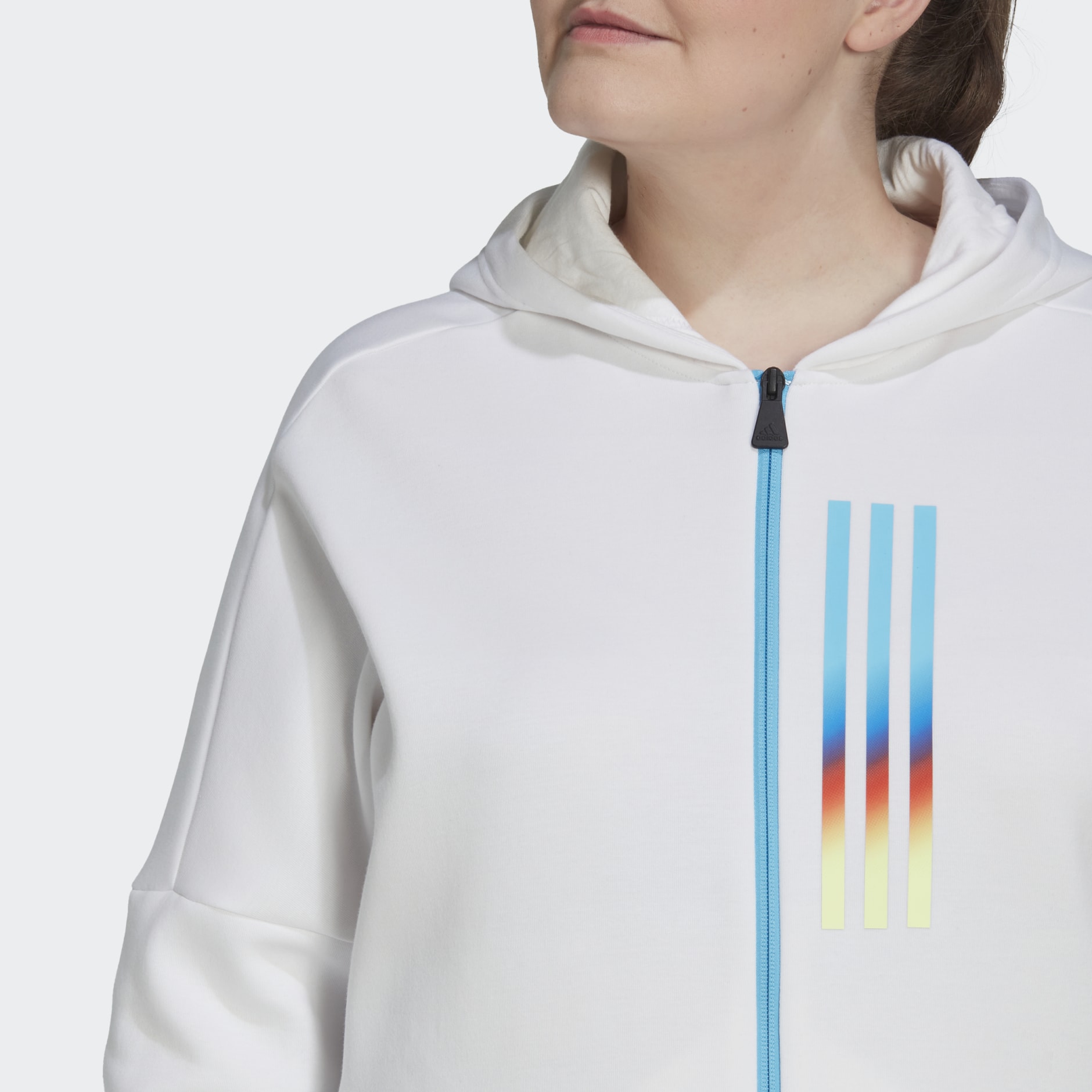 Mission Victory Slim Fit Full-Zip Hoodie (Plus Size)