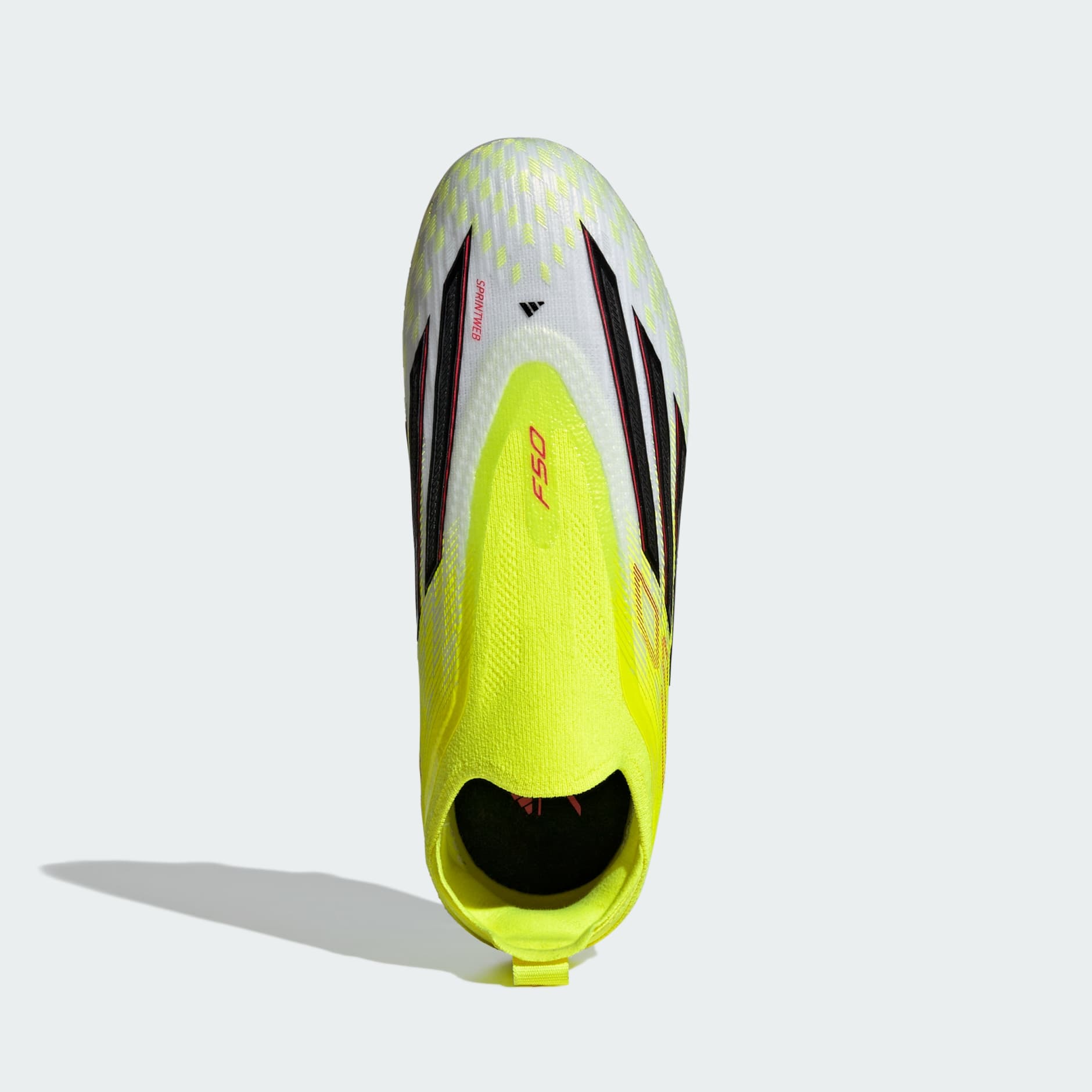 Ghete de fotbal F50 ELITE fără șireturi pentru teren dur, copii