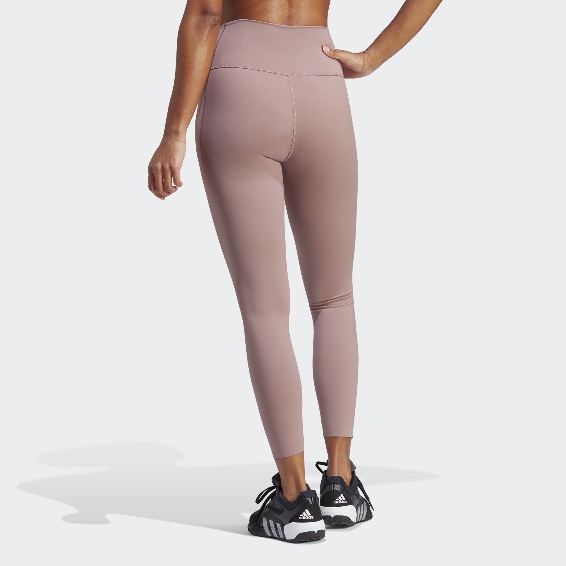 Women's Clothing - Optime Training Luxe 7/8 Leggings - Purple