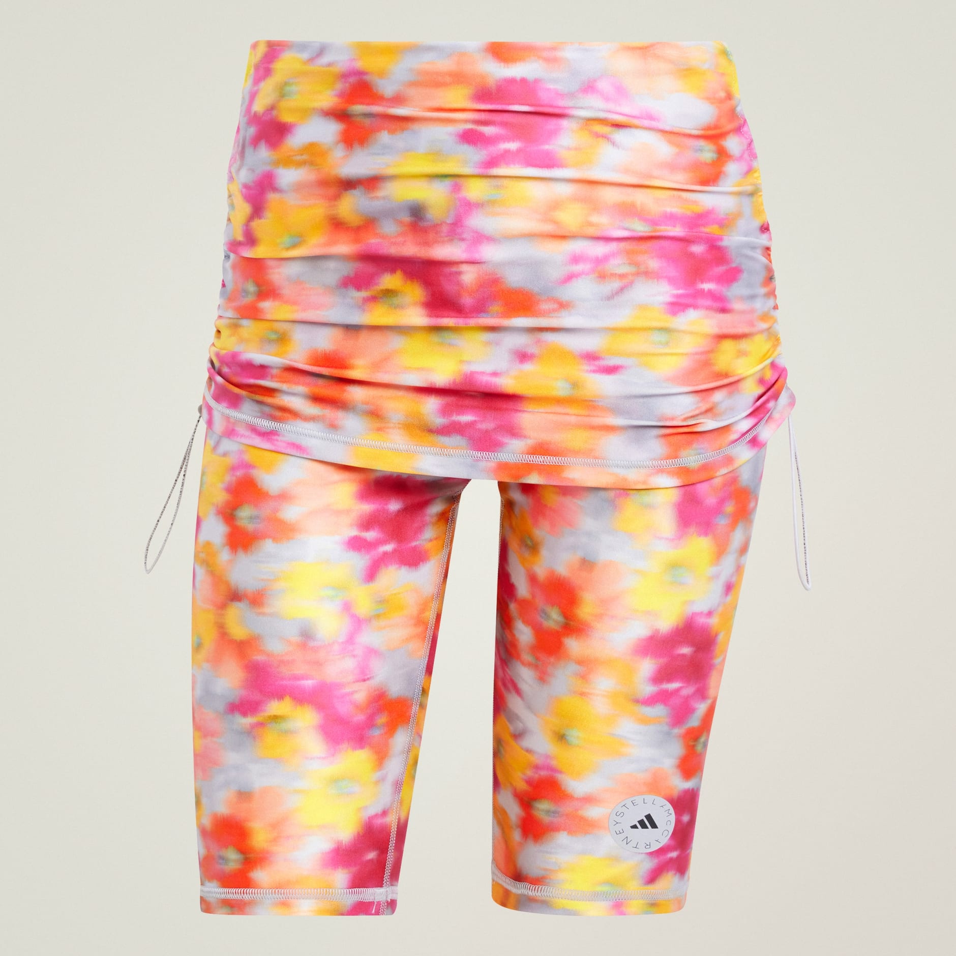 טייץ רכיבה adidas by Stella McCartney Printed Shine Rolltop