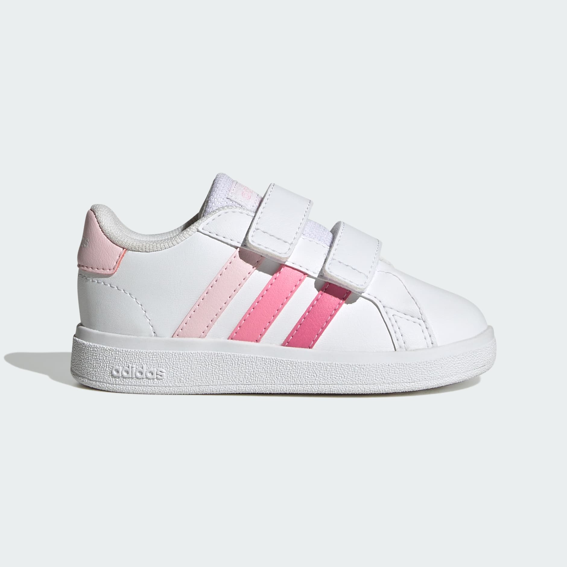Shoes - Grand Court Lifestyle Hook and Loop Shoes - Pink | adidas South ...