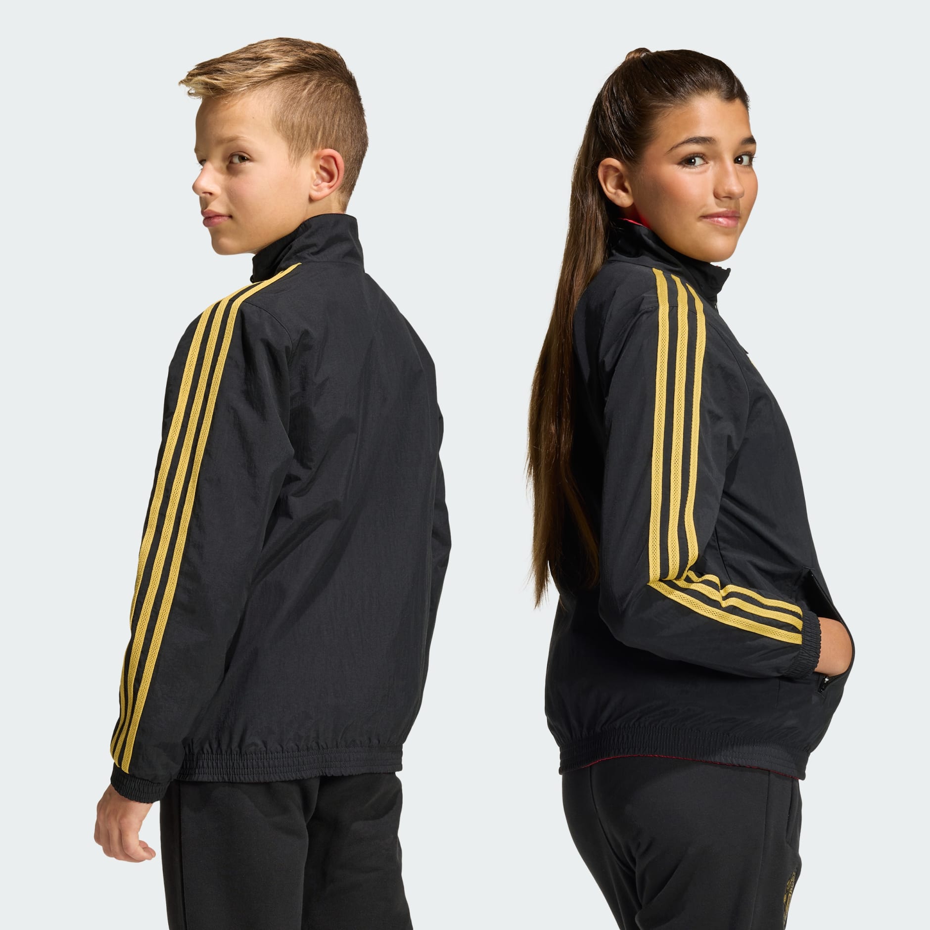 Manchester United Cultural Story Reversible Jacket Kids - Black