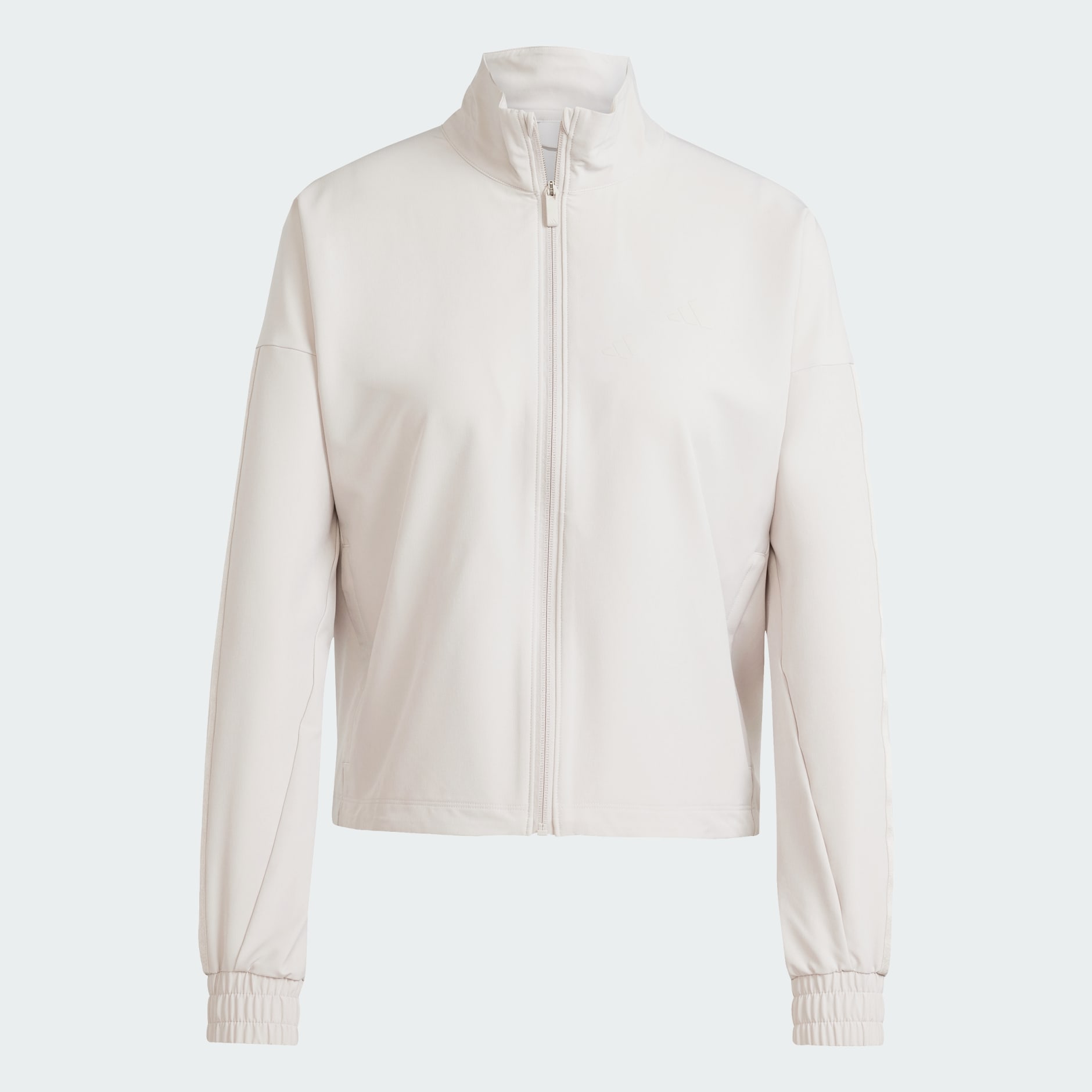 CLOTHING - Pacer All Gym Tonal 3-Stripes Woven Jacket - Beige