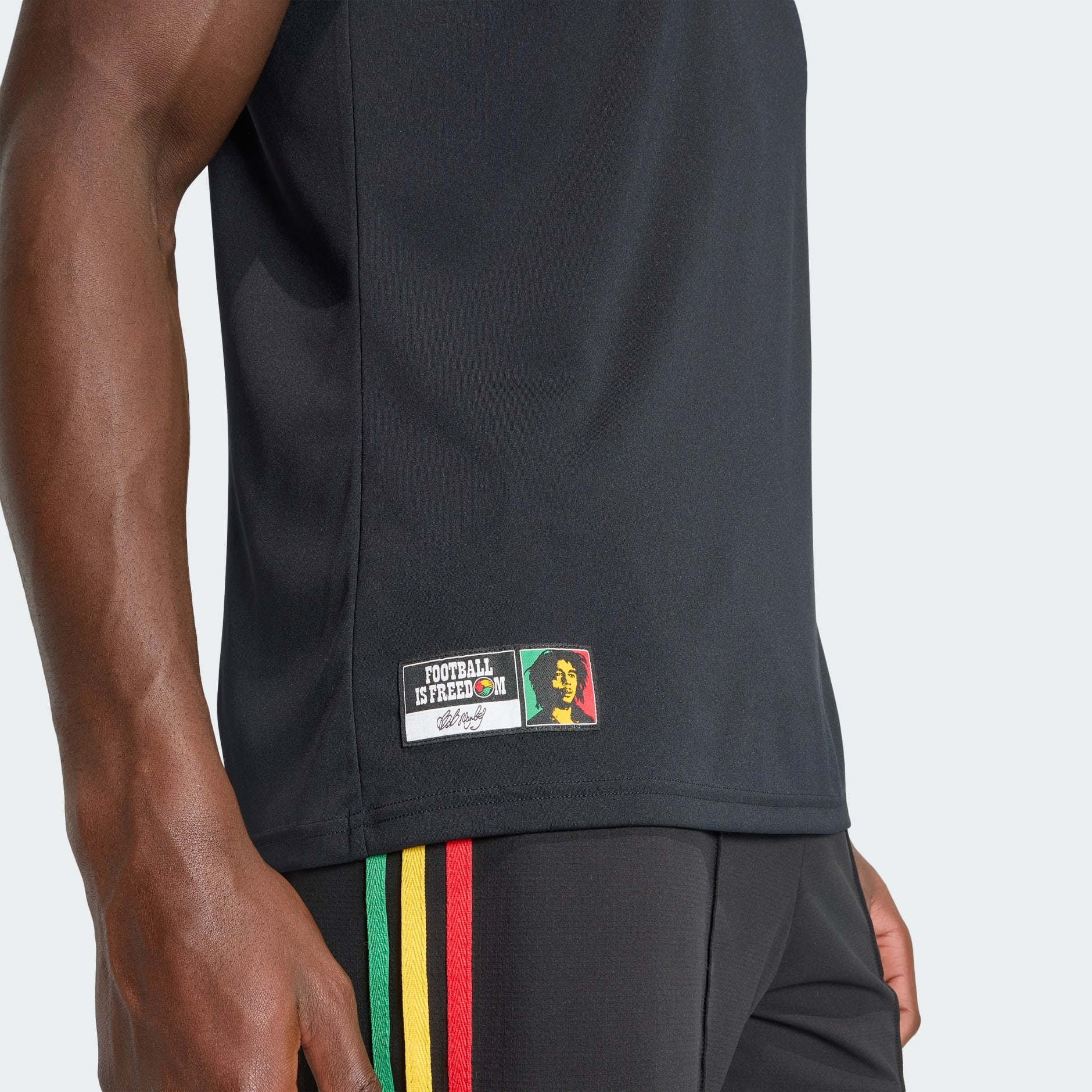 Tricou de &icirc;ncălzire Jamaica 26 x Bob Marley pentru meciurile &icirc;n deplasare