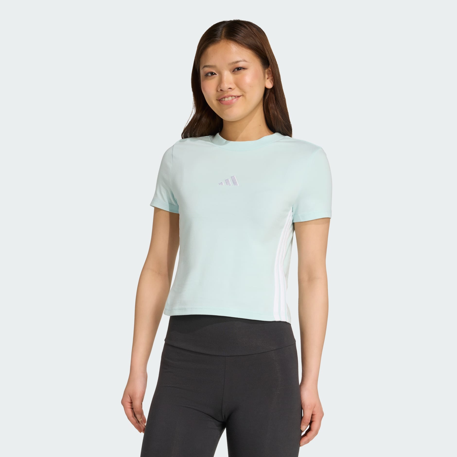 Essentials 3-Stripes Slim Baby Tee