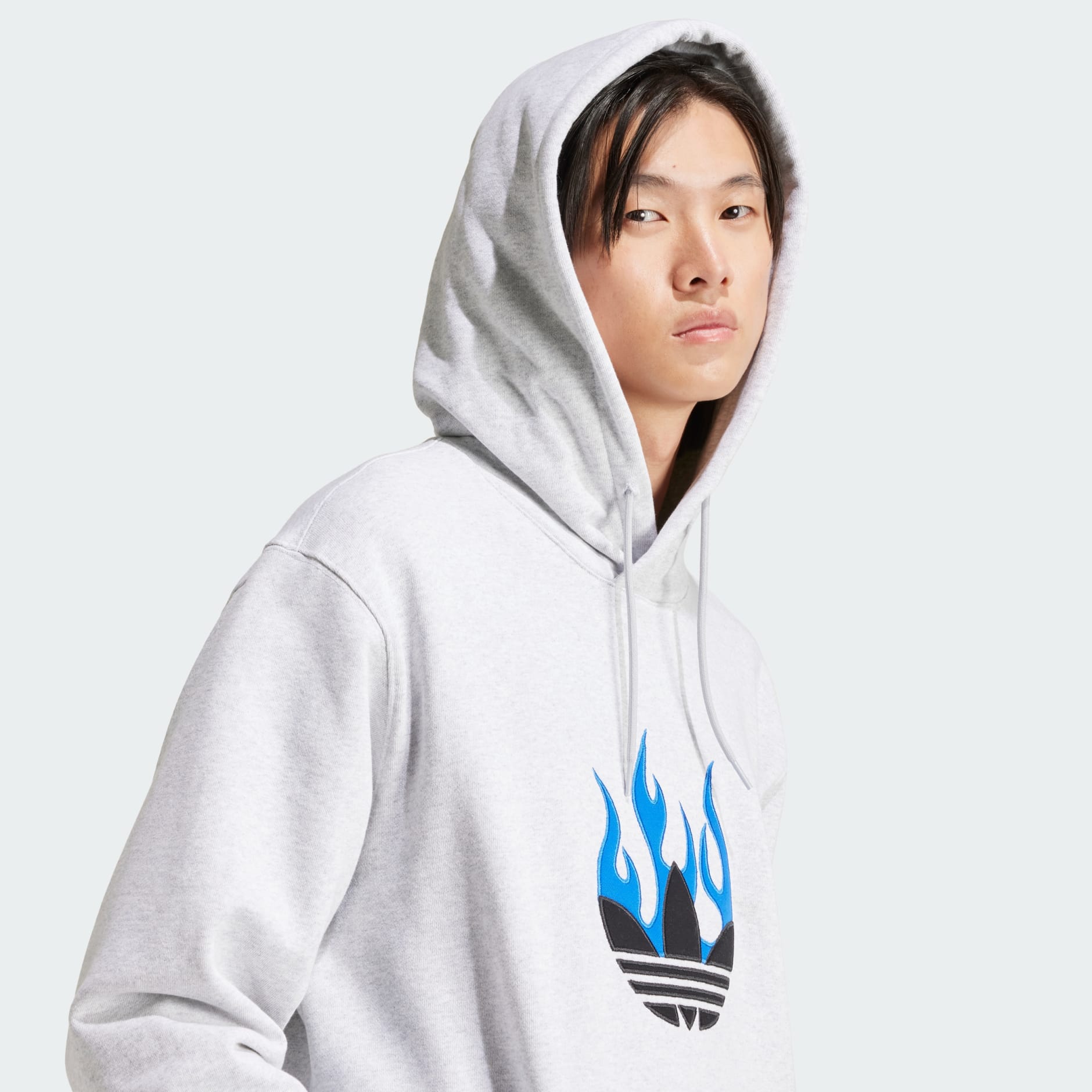 Adidas hoodie arm logo best sale