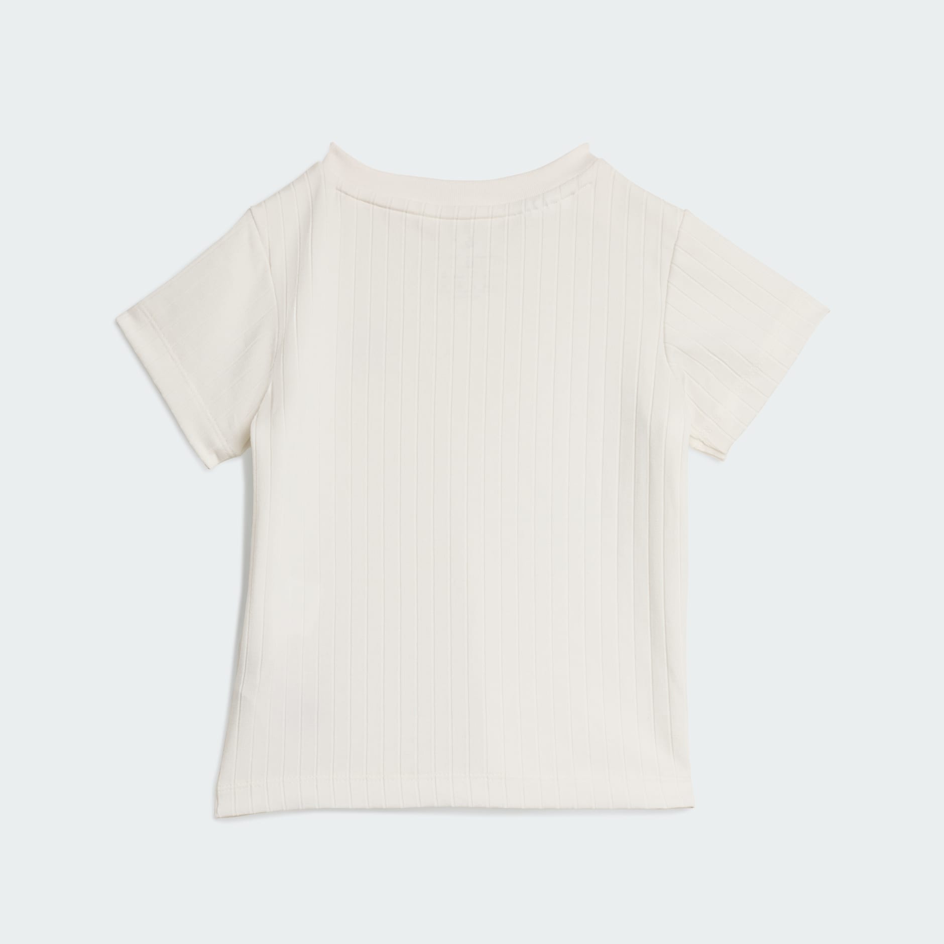 REGULAR WIDE RIB SHORT T-SHIRT SET