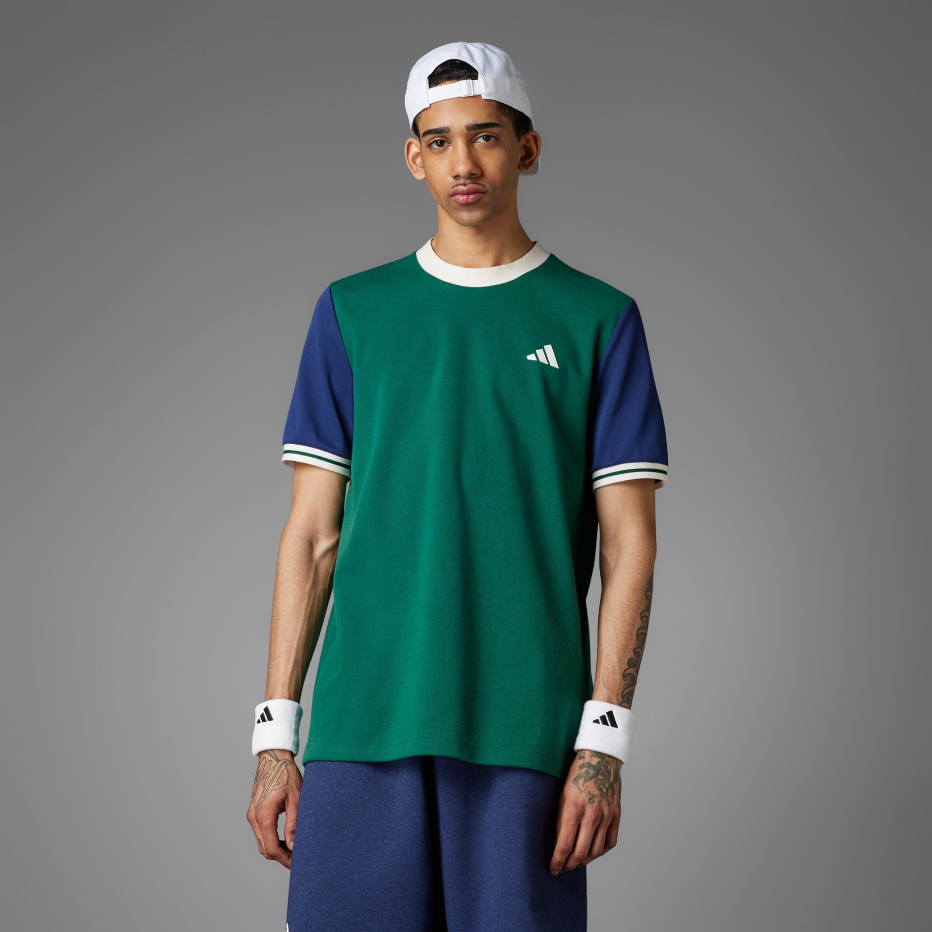 Clothing - adidas Heritage Tennis Tee - Green | adidas Oman