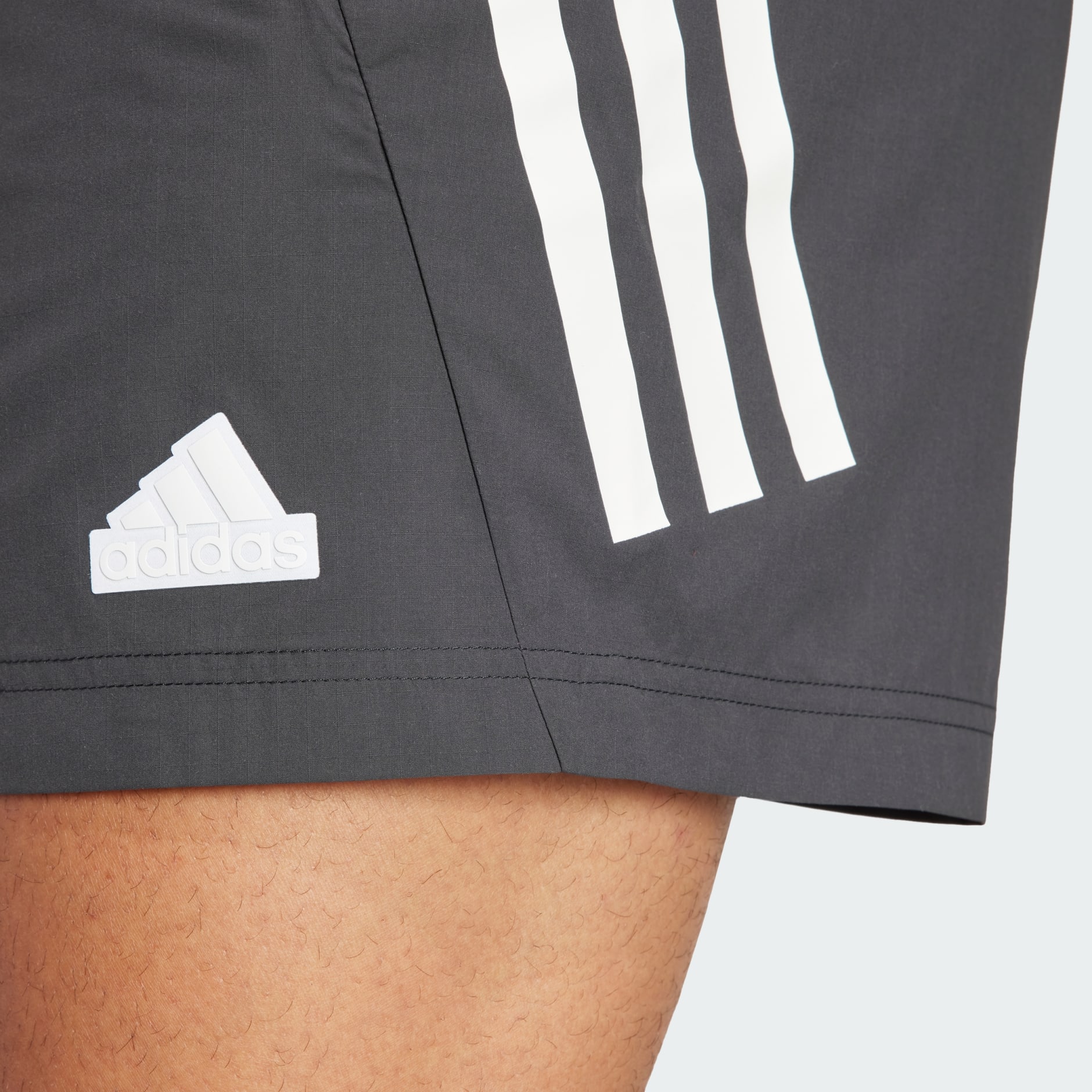 メンズショーツ新作【ADIDAS】Future Icon 3S Woven Shorts Clothing - Future Icons 3-Stripes Woven Shorts - Black