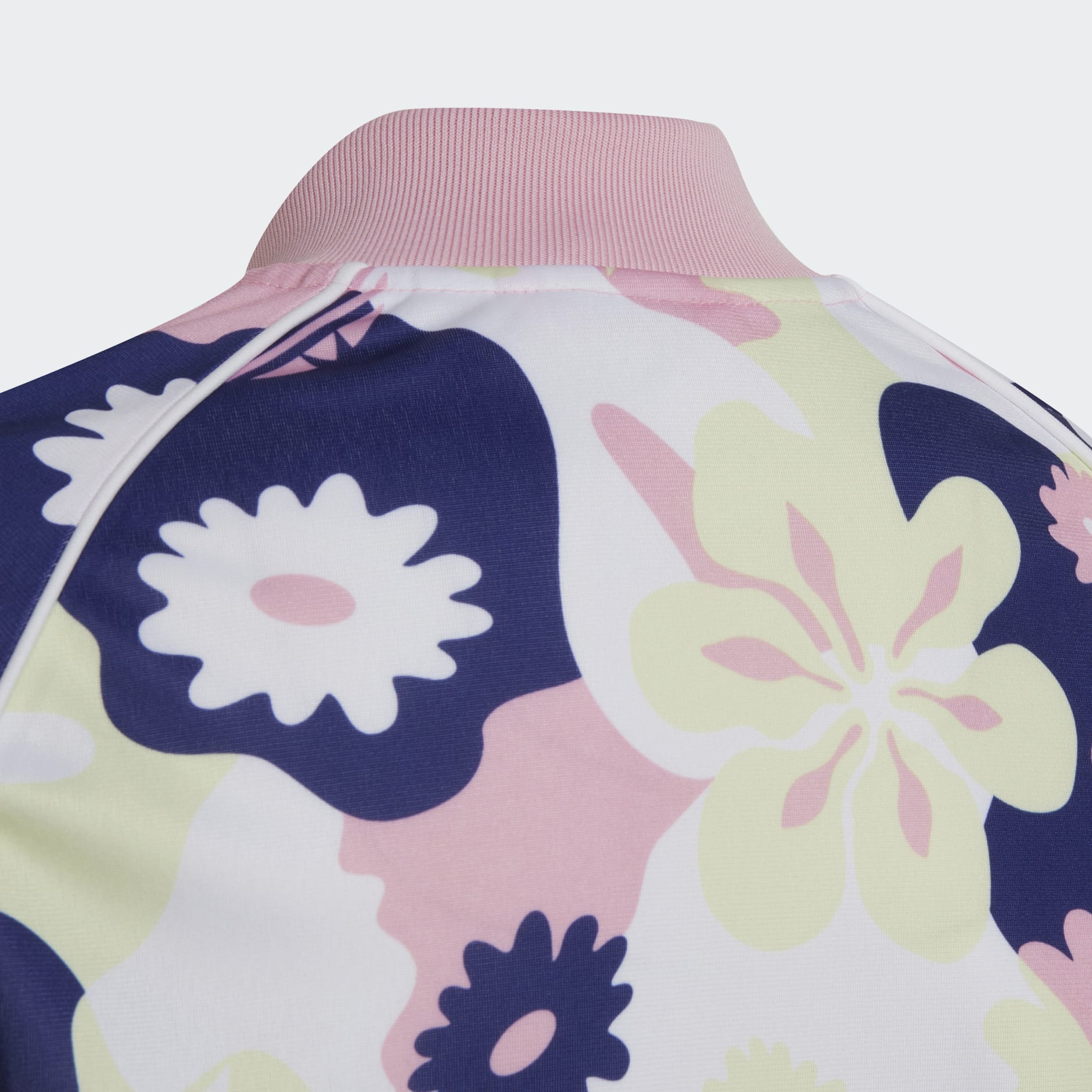 Allover Flower Print SST Track Top