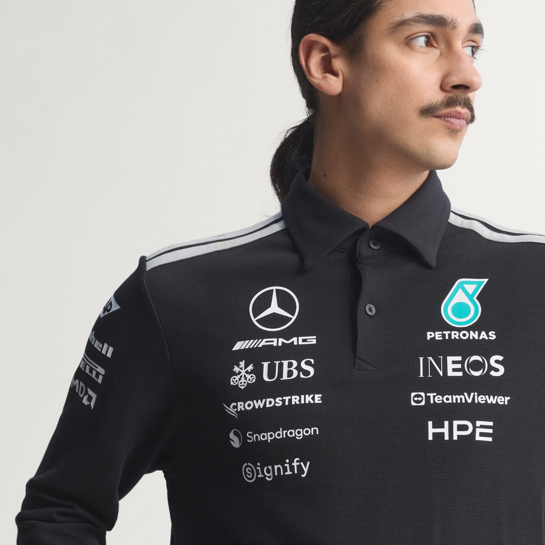 MERCEDES - AMG PETRONAS FORMULA 1 TEAM ENGINEERS POLO LONGSLEEVE