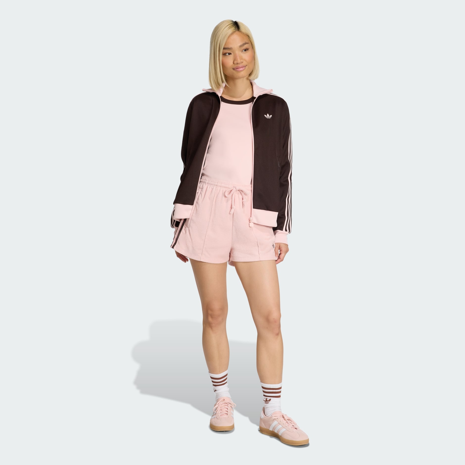 PANTALONI SCURȚI CU ASPECT PLUȘAT FIREBIRD