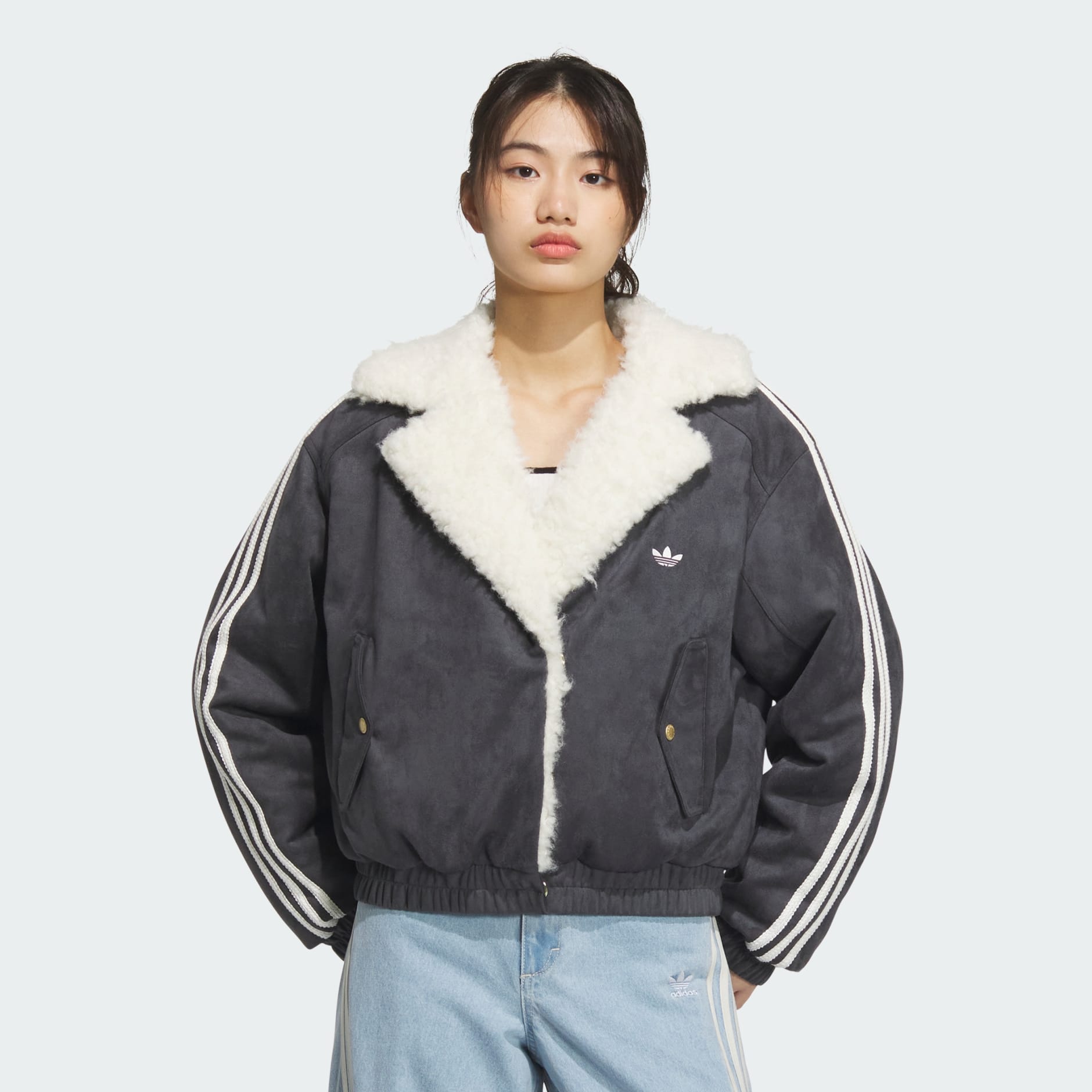 Retro Remix Padded Jacket - Grey | adidas Hong Kong