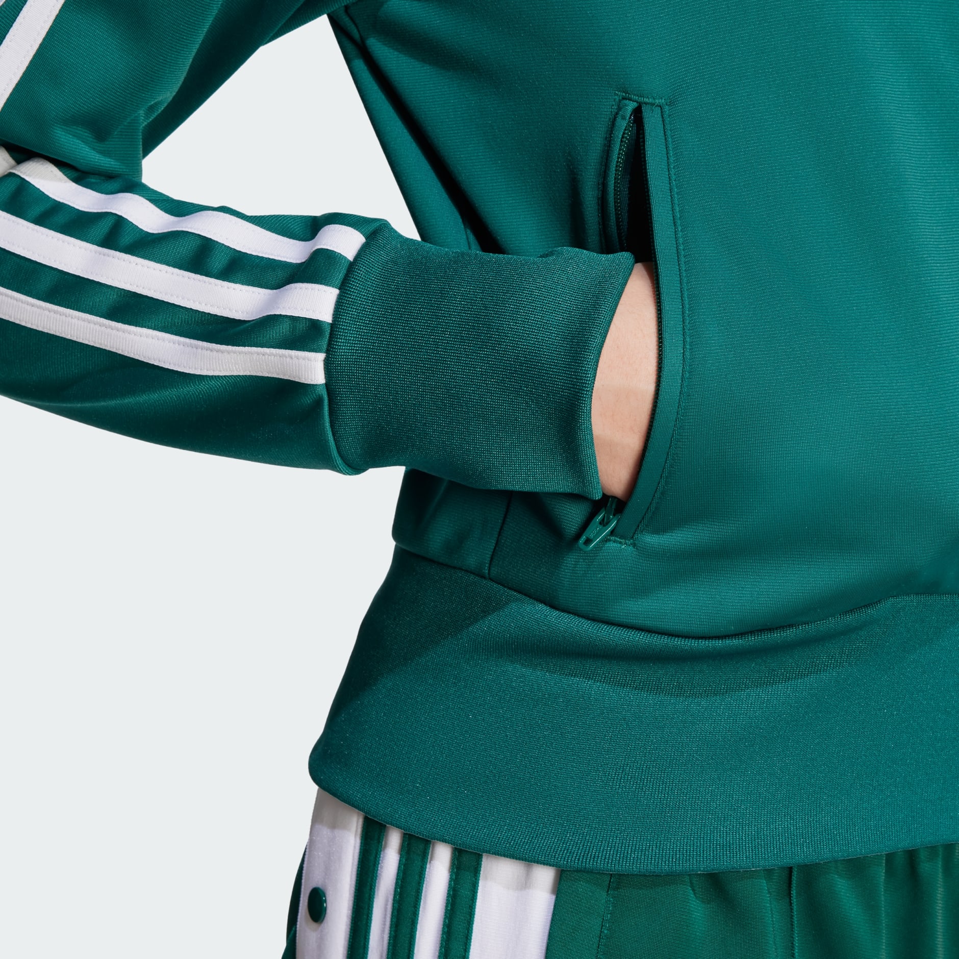 CLOTHING - Adicolor Classics Firebird Track Top - Green CLOTHING - Adicolor Classics Firebird Track Top - Green