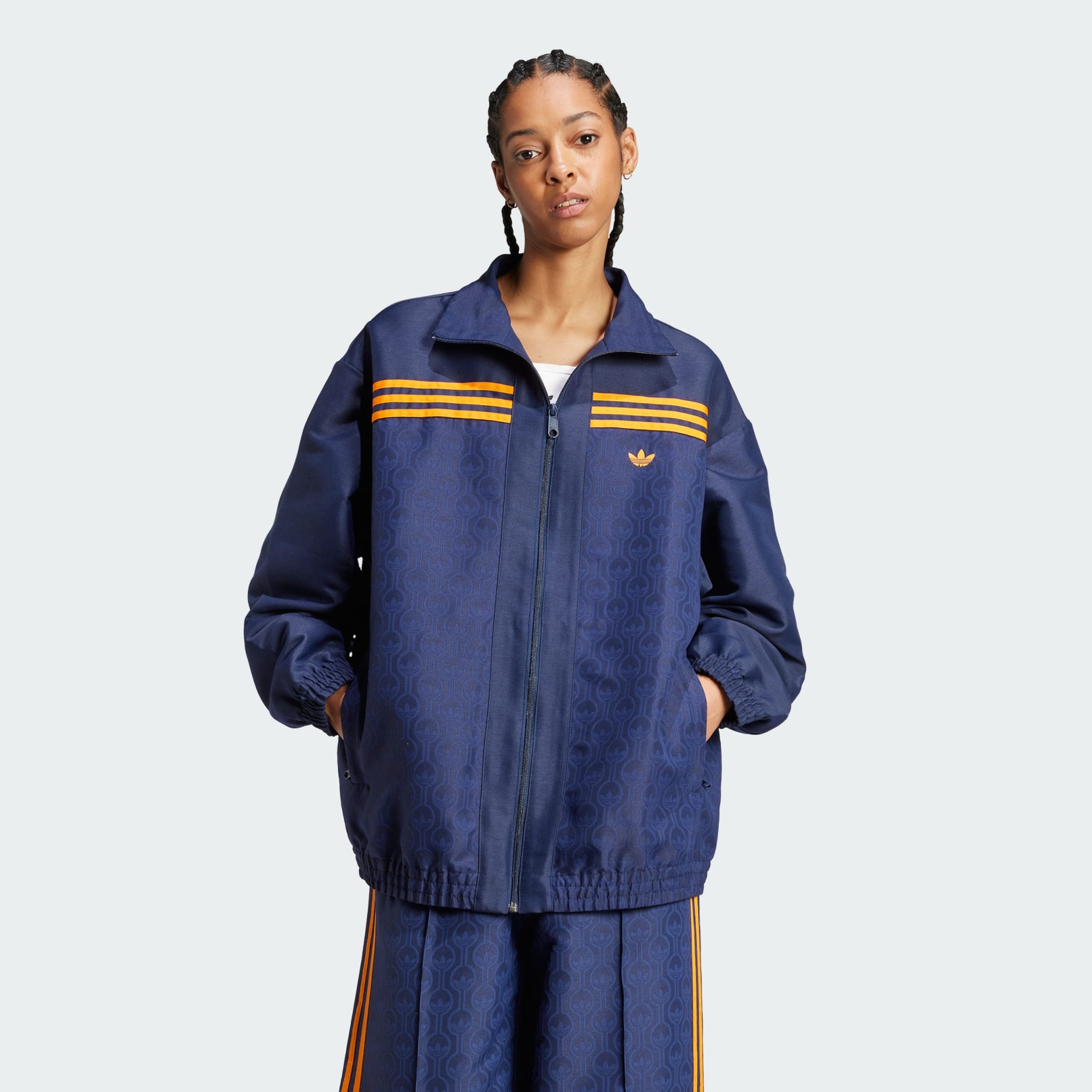 アウターその他 ADIDAS 70s oversized track jacket pink JN8301 CLOTHING - 70s Oversized Track Jacket - Pink | adidas Oman