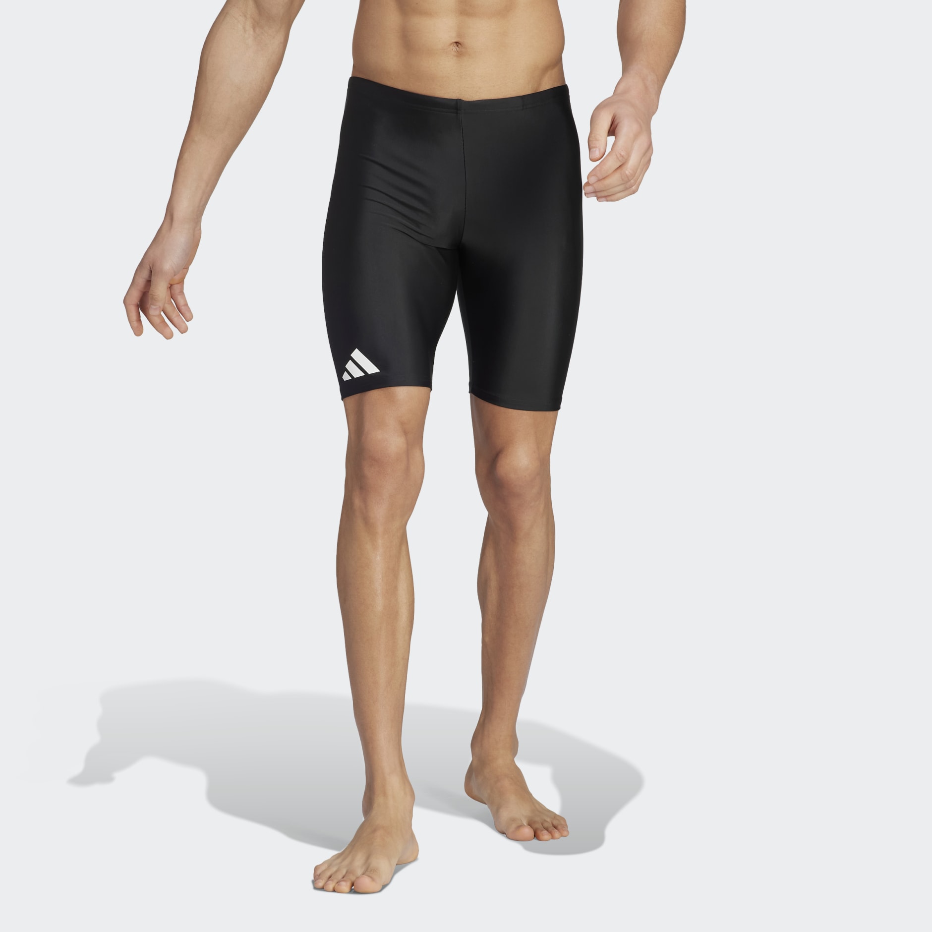 Men's Clothing - Solid Swim Jammers - Black