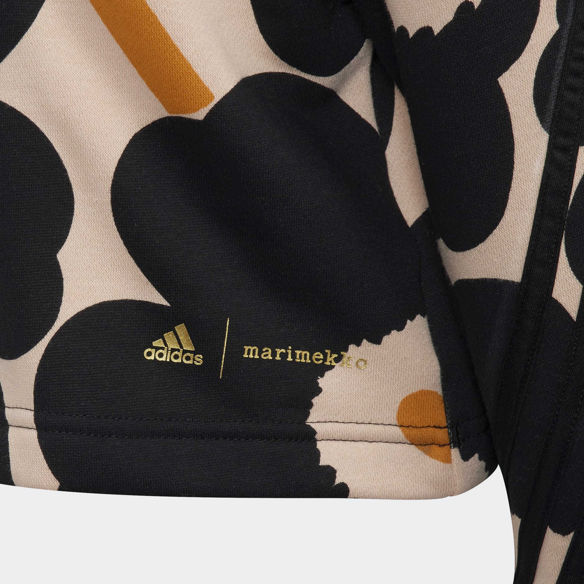 Marimekko Primegreen Warm-Up Winter Fleece 3-Stripes Floral Hoodie and Pants