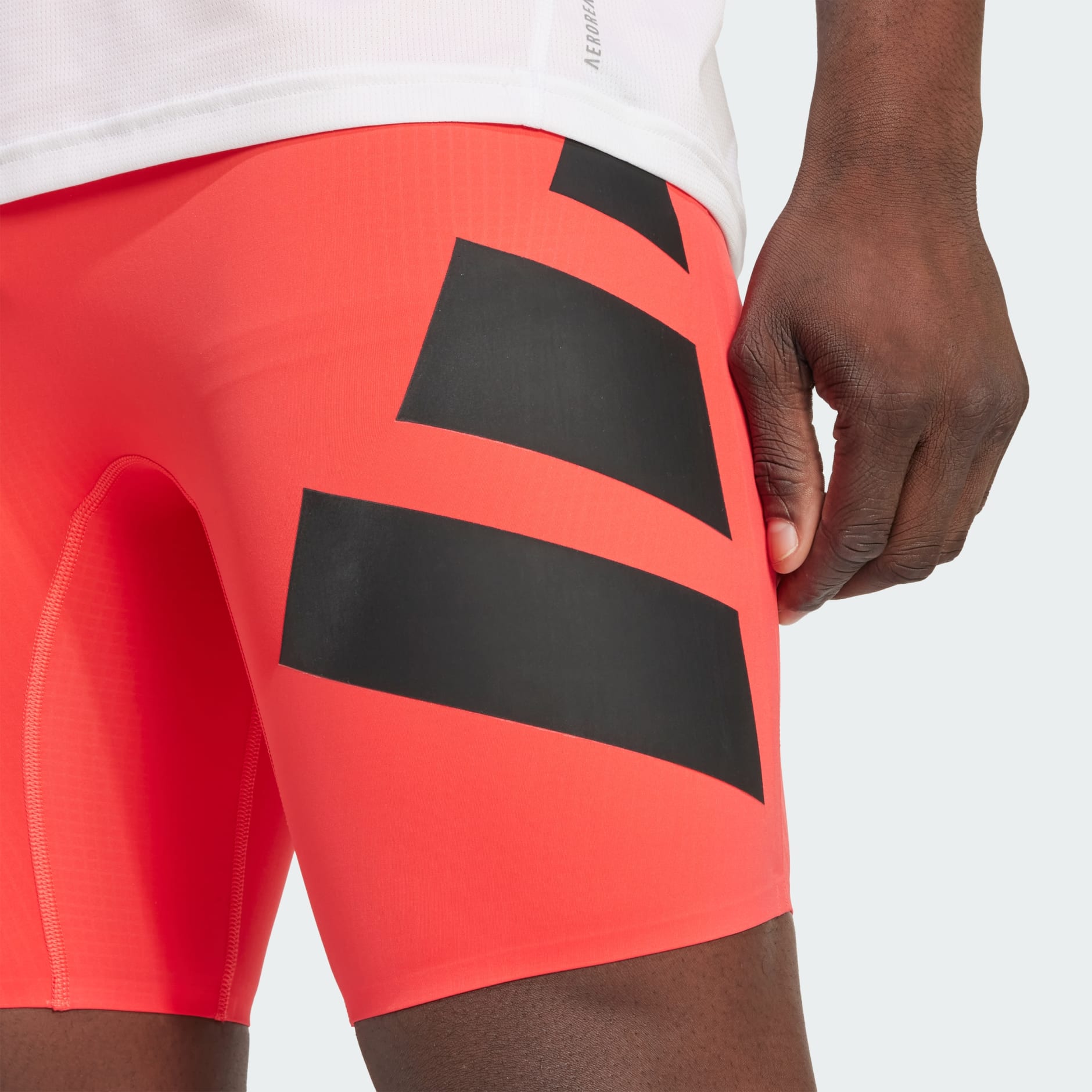 adidas Adizero Road to Records Short Leggings - Red | adidas TZ