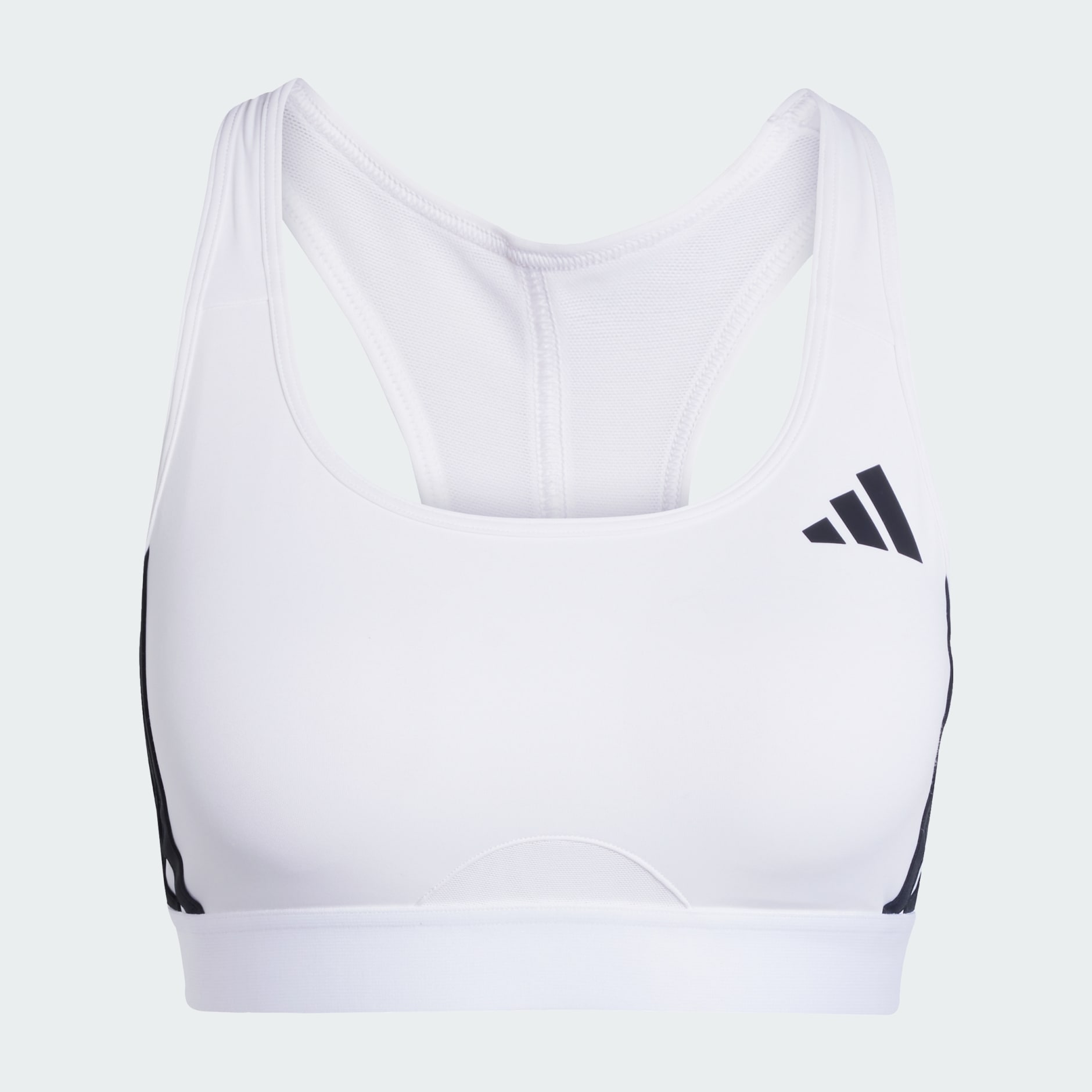 Powerreact Train Medium-Support 3-Stripes Bra