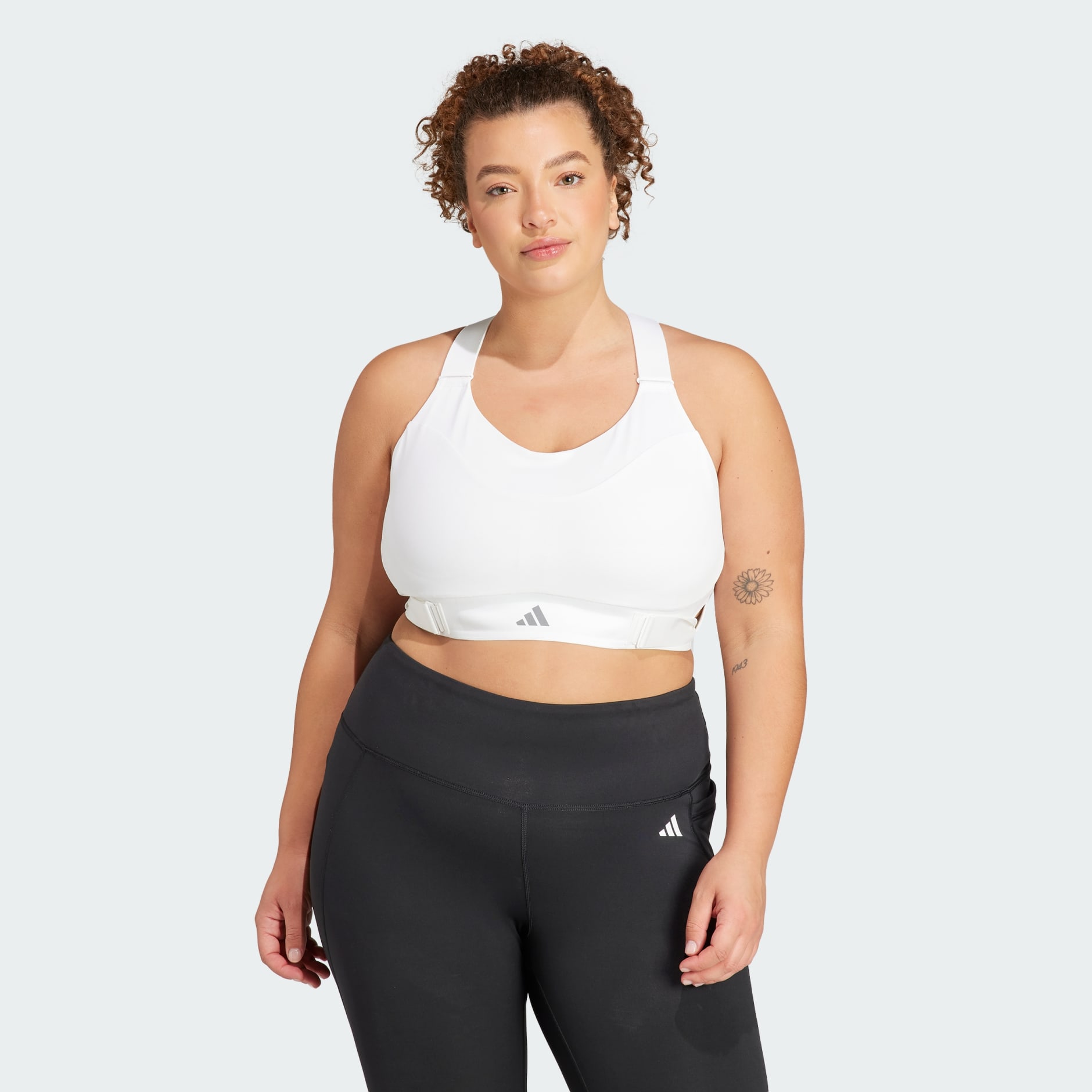 Clothing - Collective Power Fastimpact Luxe High-Support Bra (Plus Size) -  White