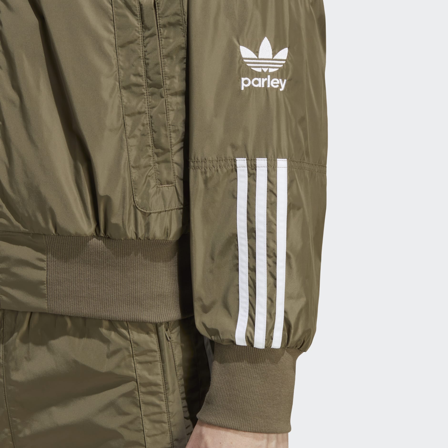 Clothing - Adicolor Parley Track Jacket - Green | adidas South Africa