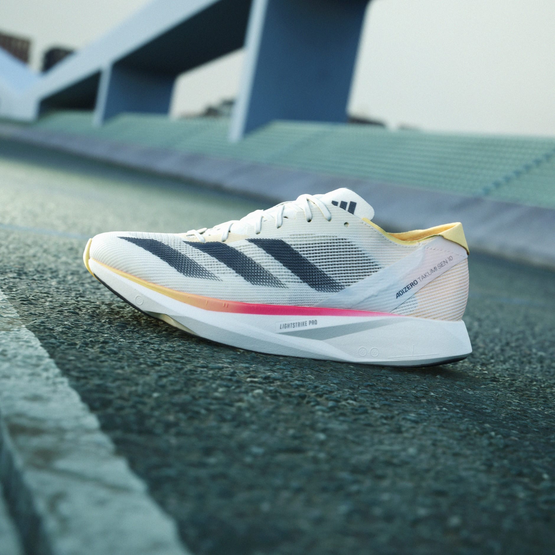 Shoes - Adizero Takumi Sen 10 Shoes - Beige | adidas South Africa