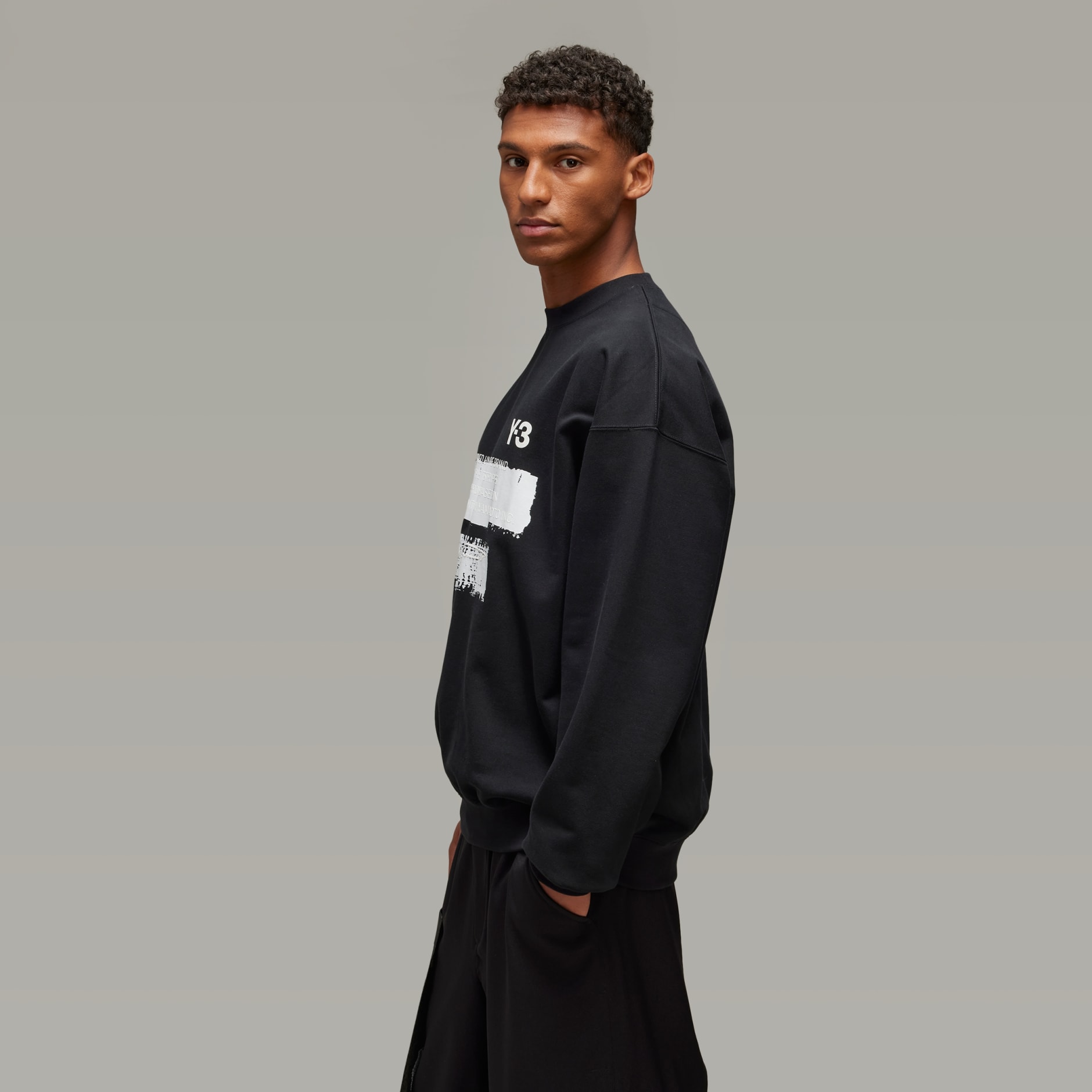 Y-3 Graphic Crew Sweater