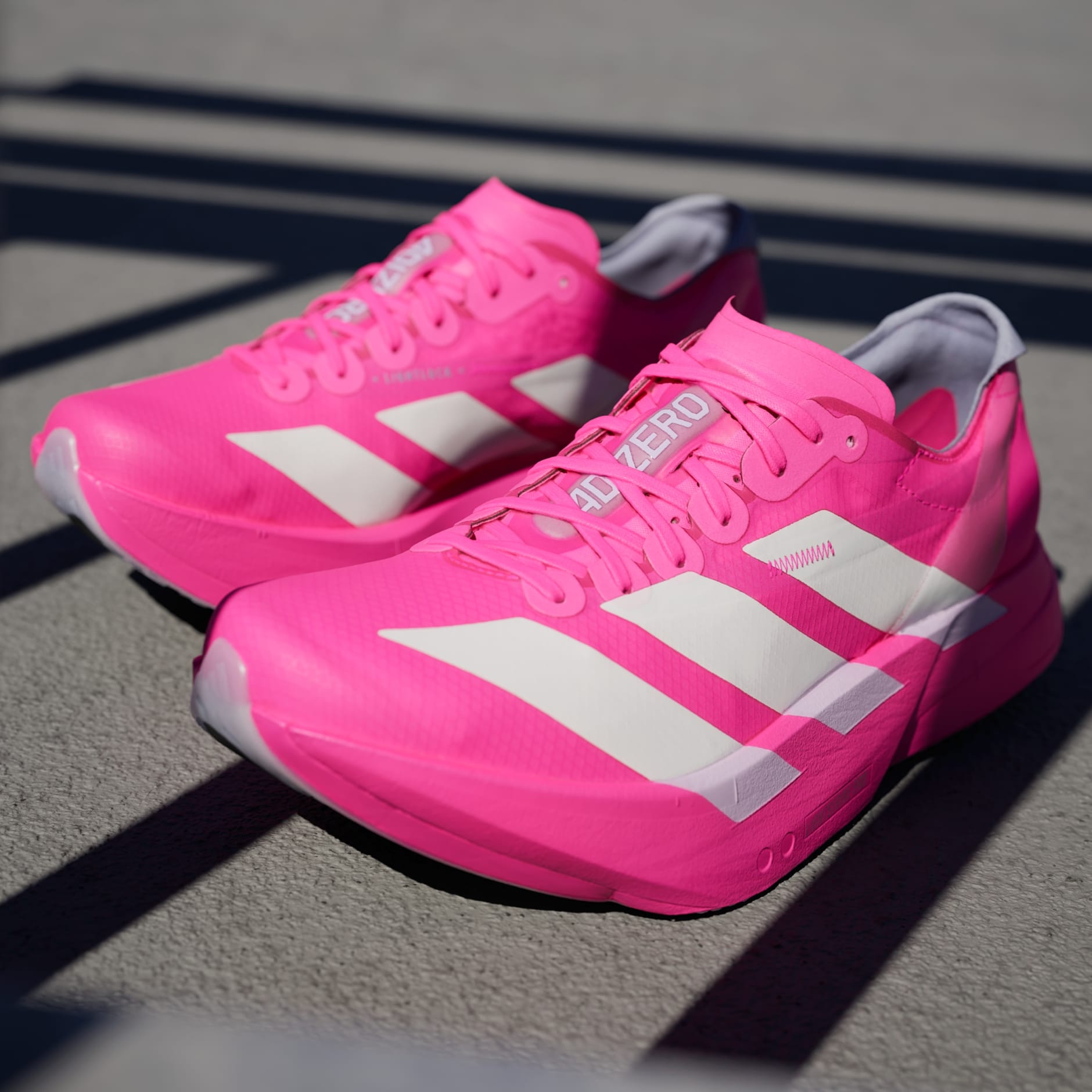 adidas Adios Pro 4 ホワイト/ブラック/ピンク 27cm adidas Adizero Adios Pro 4 Sneakers - White | Free Shipping