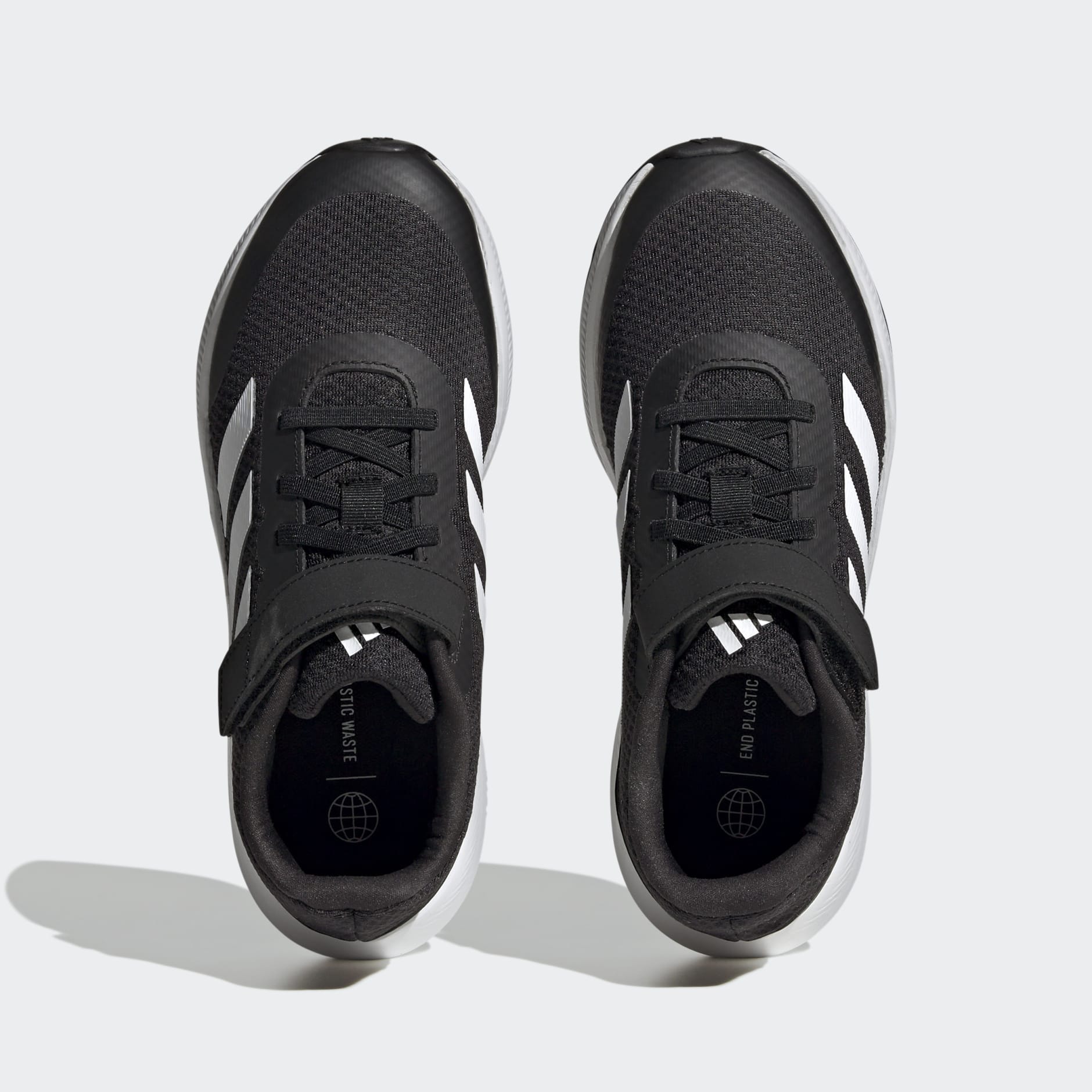 Kids Shoes - RunFalcon 3.0 Elastic Lace Top Strap Shoes - Black | adidas  Oman