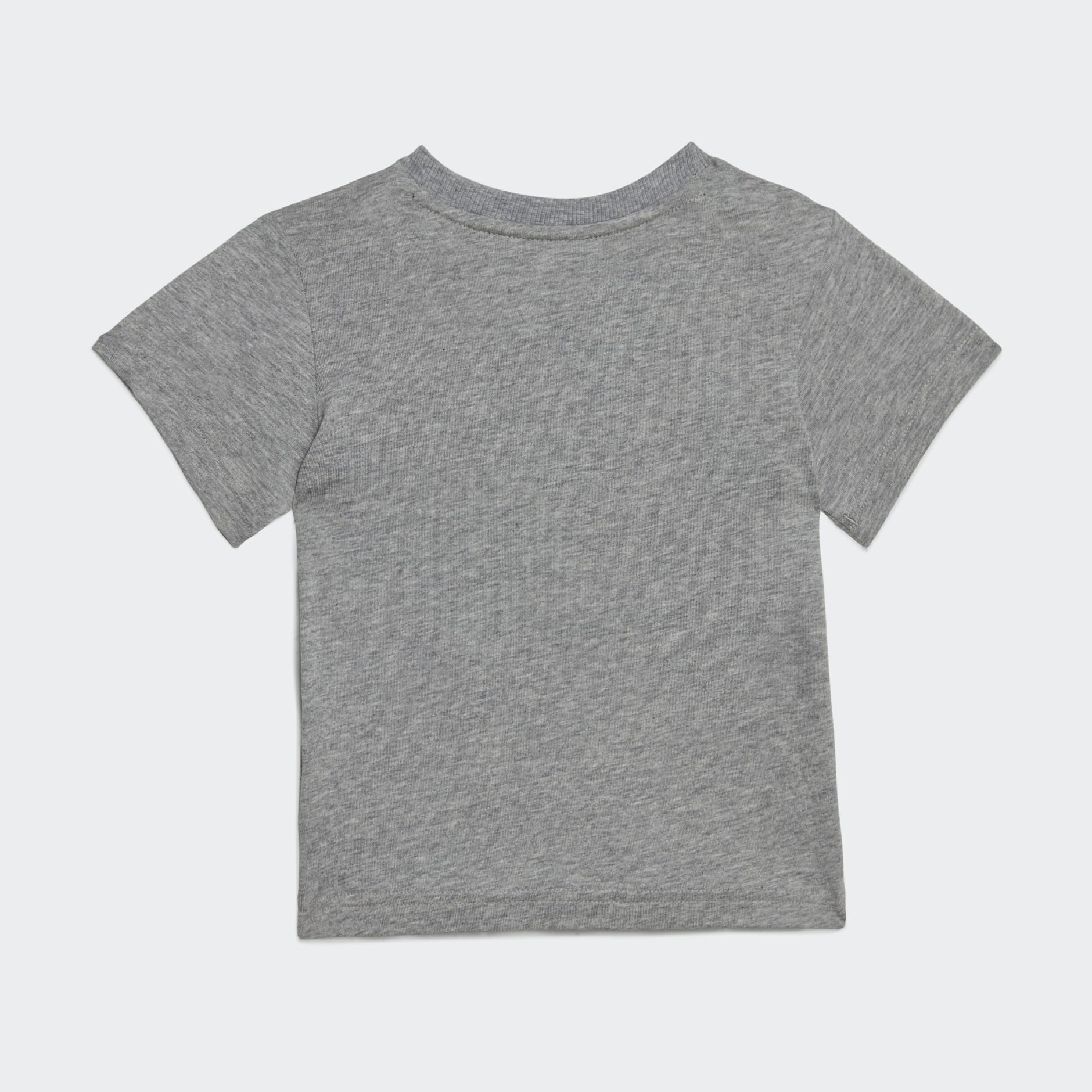 Essential Organic Cotton Logo T-Shirt, Grey