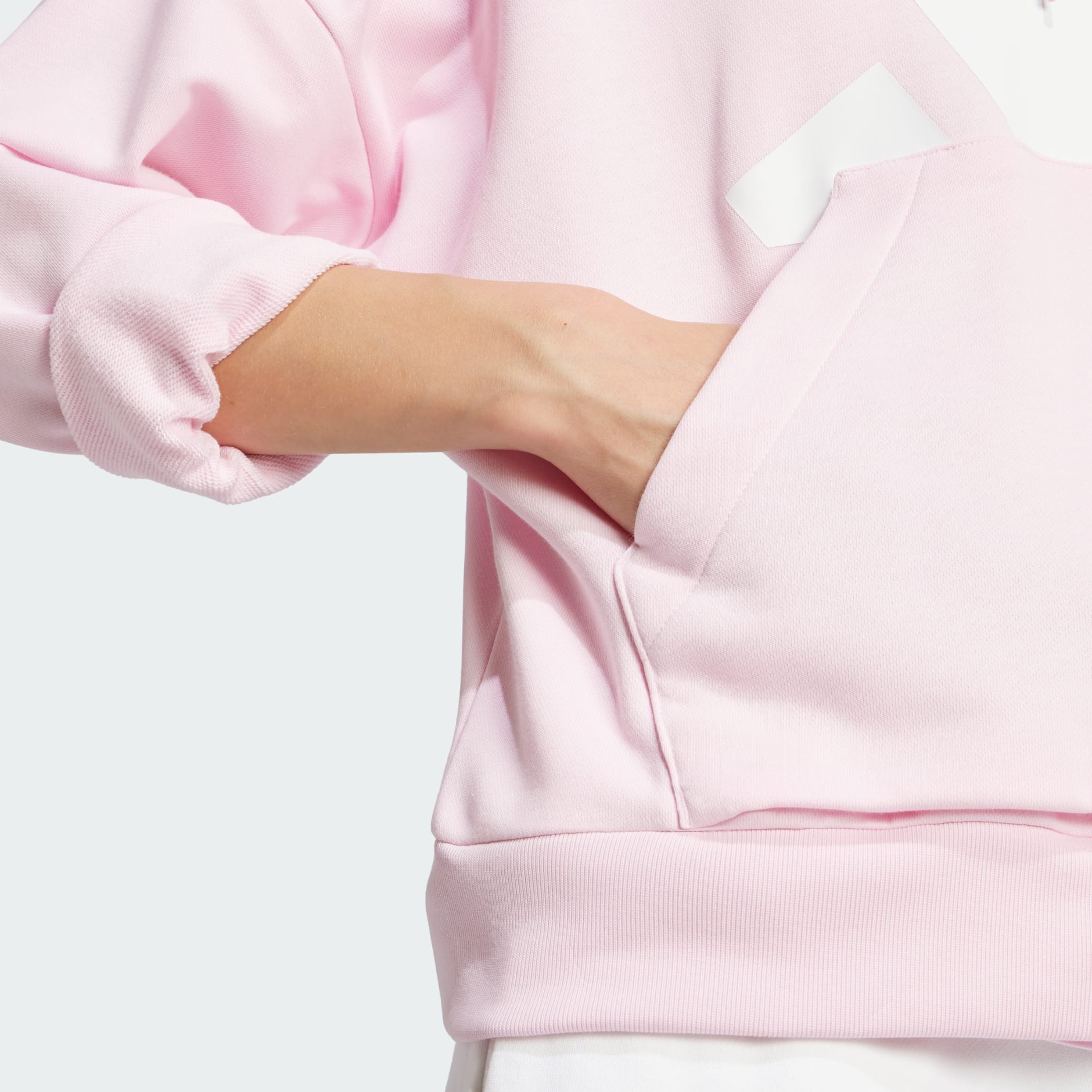 &Scaron;iroka majica s kapuljačom od francuskog frotira i s velikim logotipom Essentials