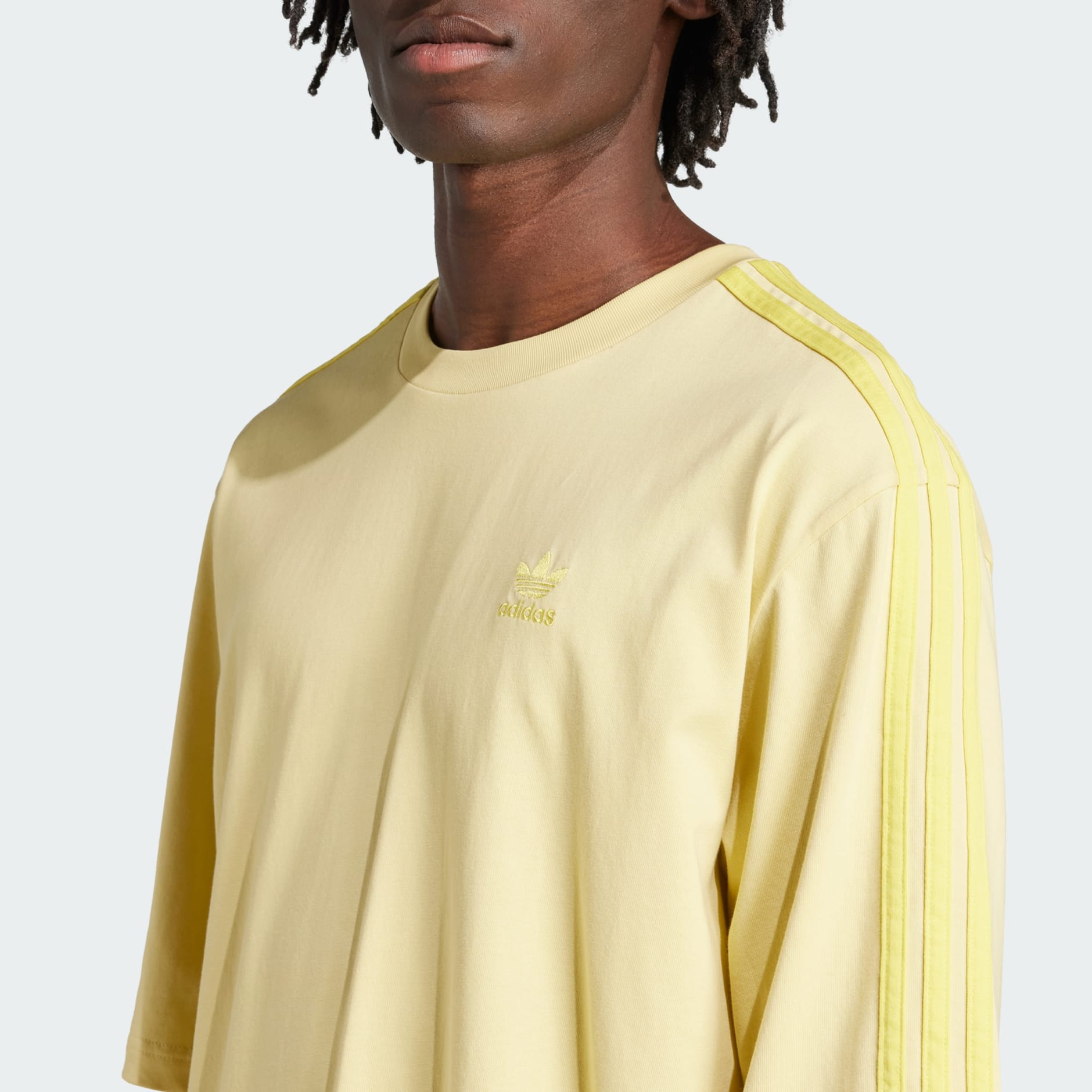 Clothing - Adicolor Oversized Tee - Yellow | adidas Oman