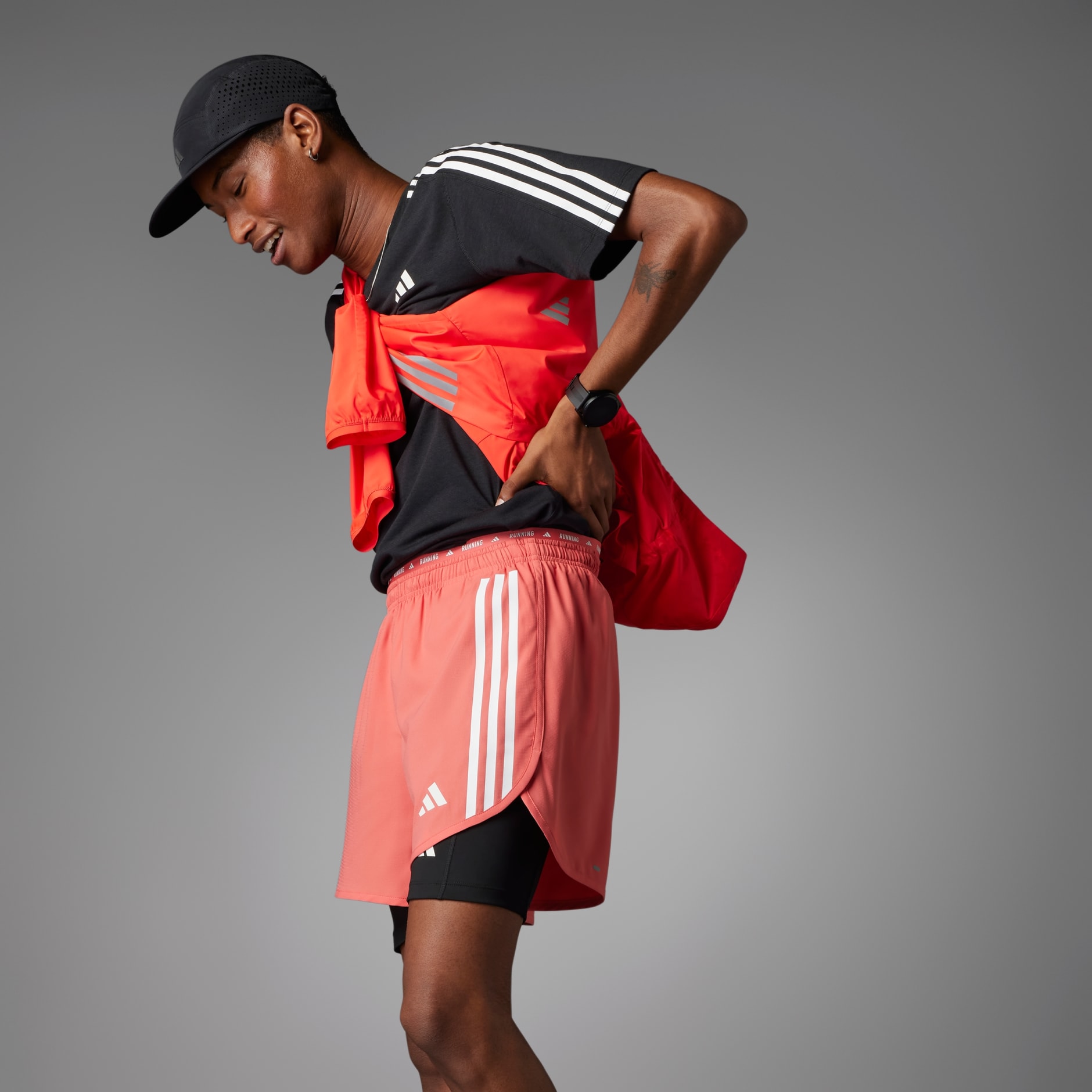 Own the Run 3-Stripes Shorts