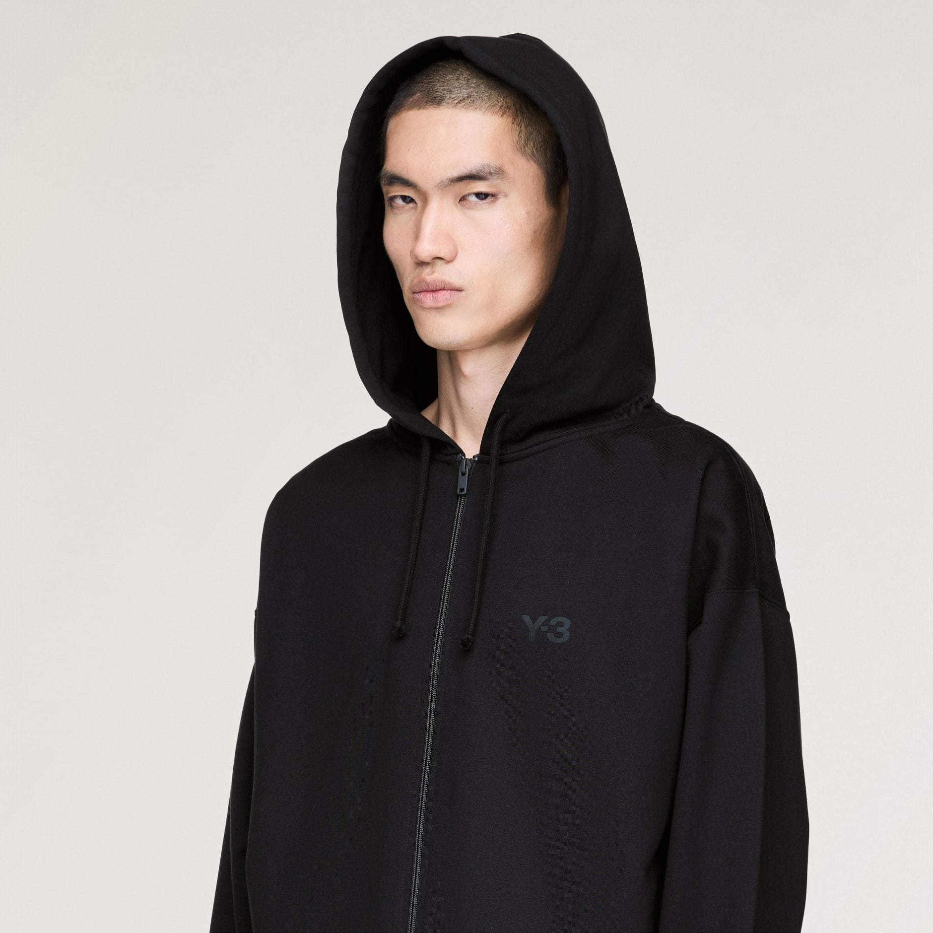 Y-3 起毛テリー ジップパーカー