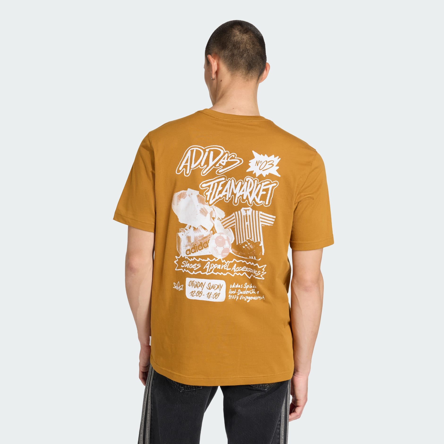 Clothing - Trefoil Series Loose Tee - Brown | adidas Qatar