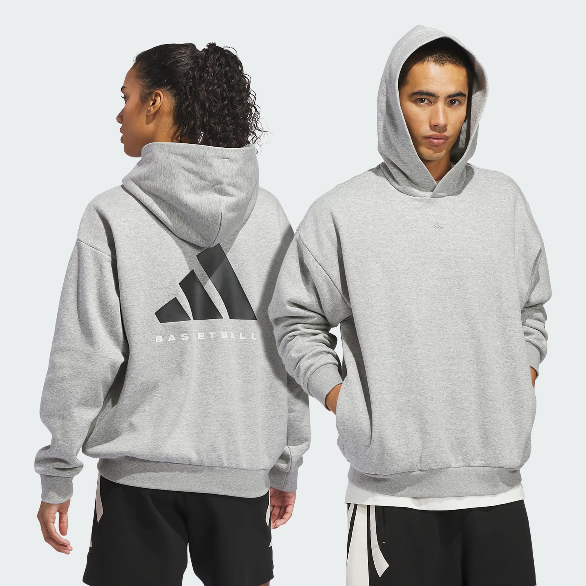Hanorac de baschet adidas din fleece (unisex)